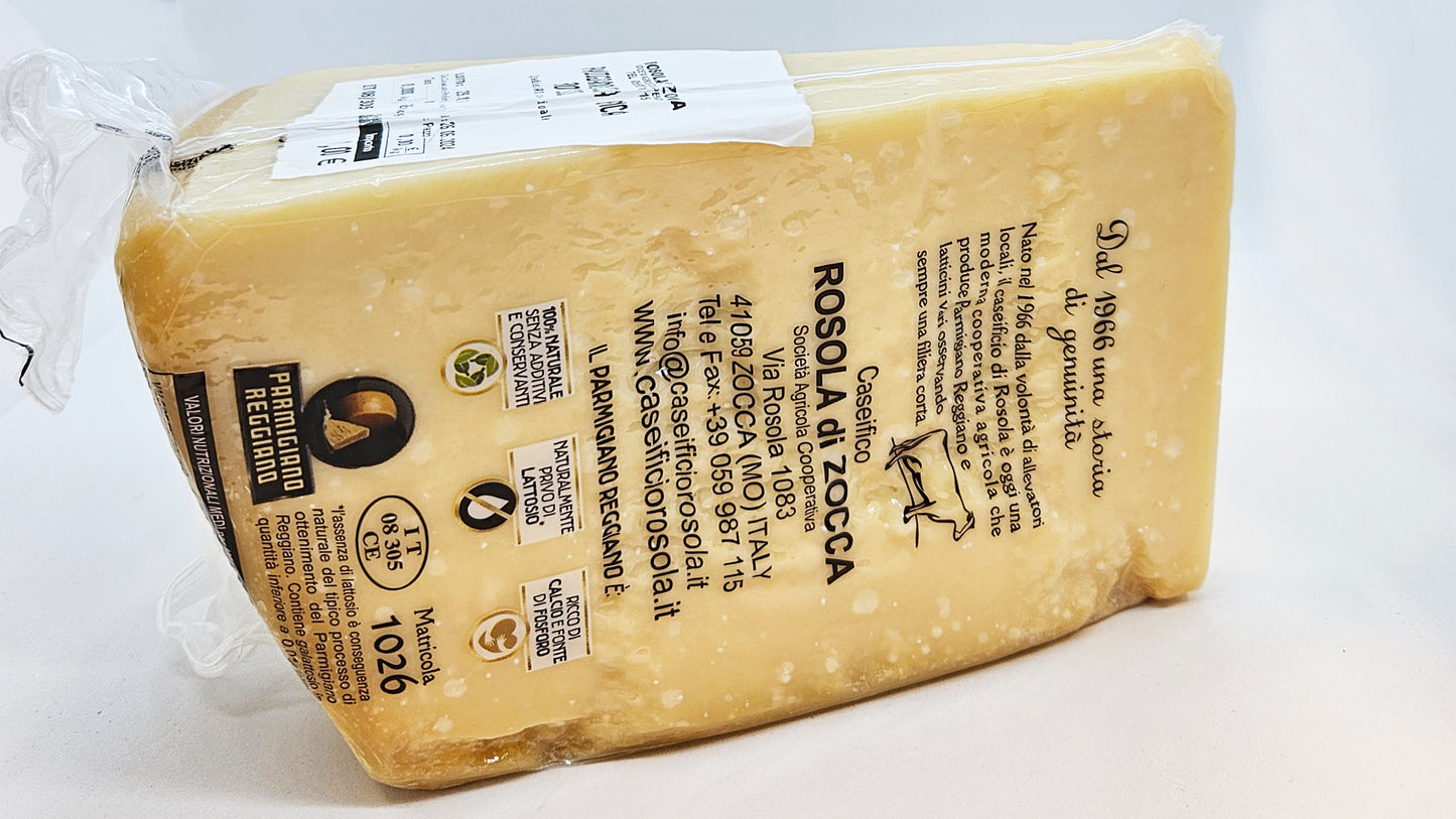 Parmigiano Reggiano Vacca Bianca 30 mesi Caseificio di Rosola trancio da 1,00 kg