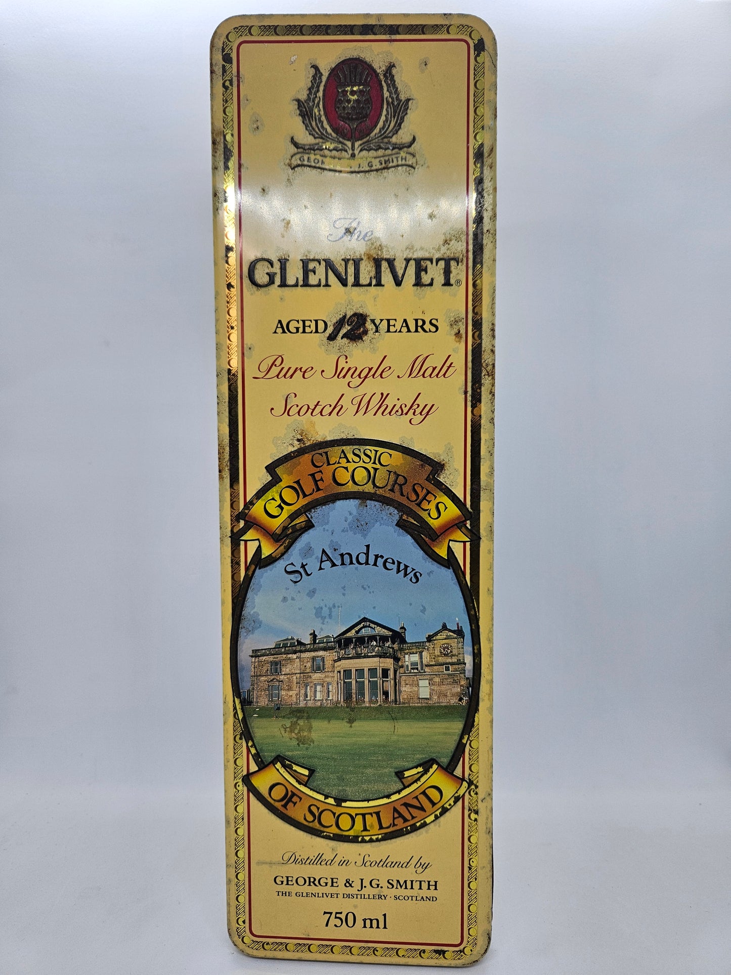 The Glenlivet 12 years o Unblended all Malt Scotch Whisky St. Andrews