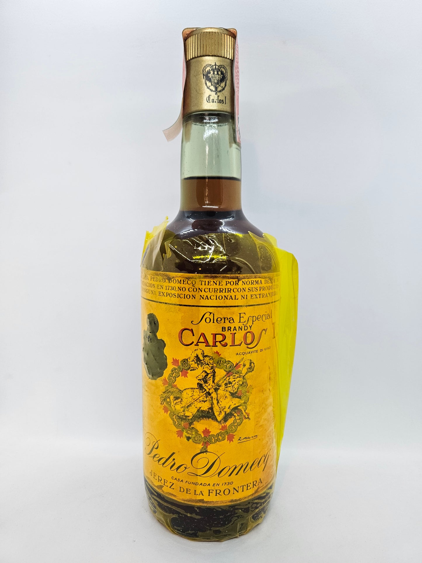 Carlos I Solera especial brandy de Jerez de la Frontera Domecq