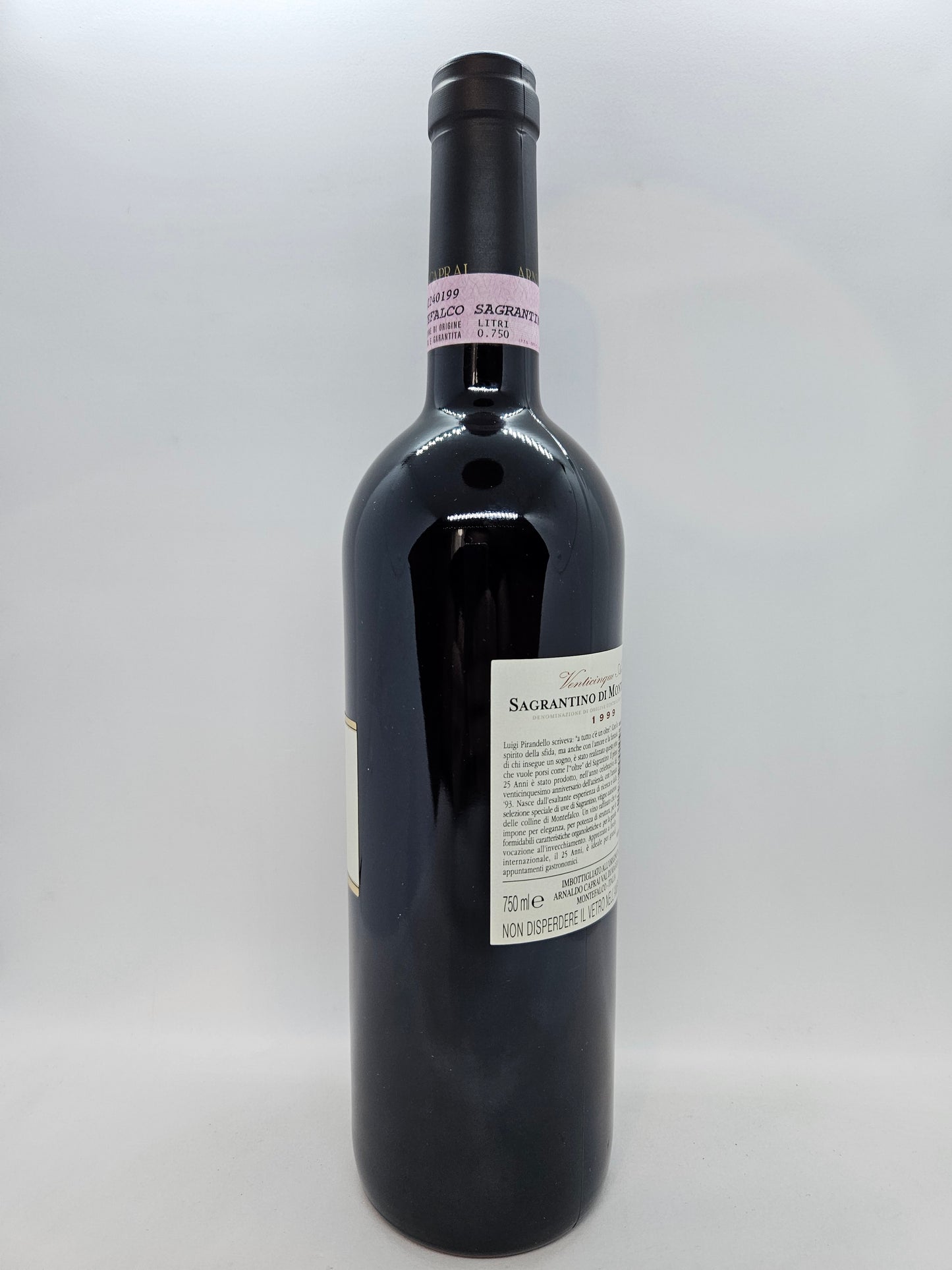 Sagrantino di Montefalco docg 1999 "25 anni" Arnaldo Caprai