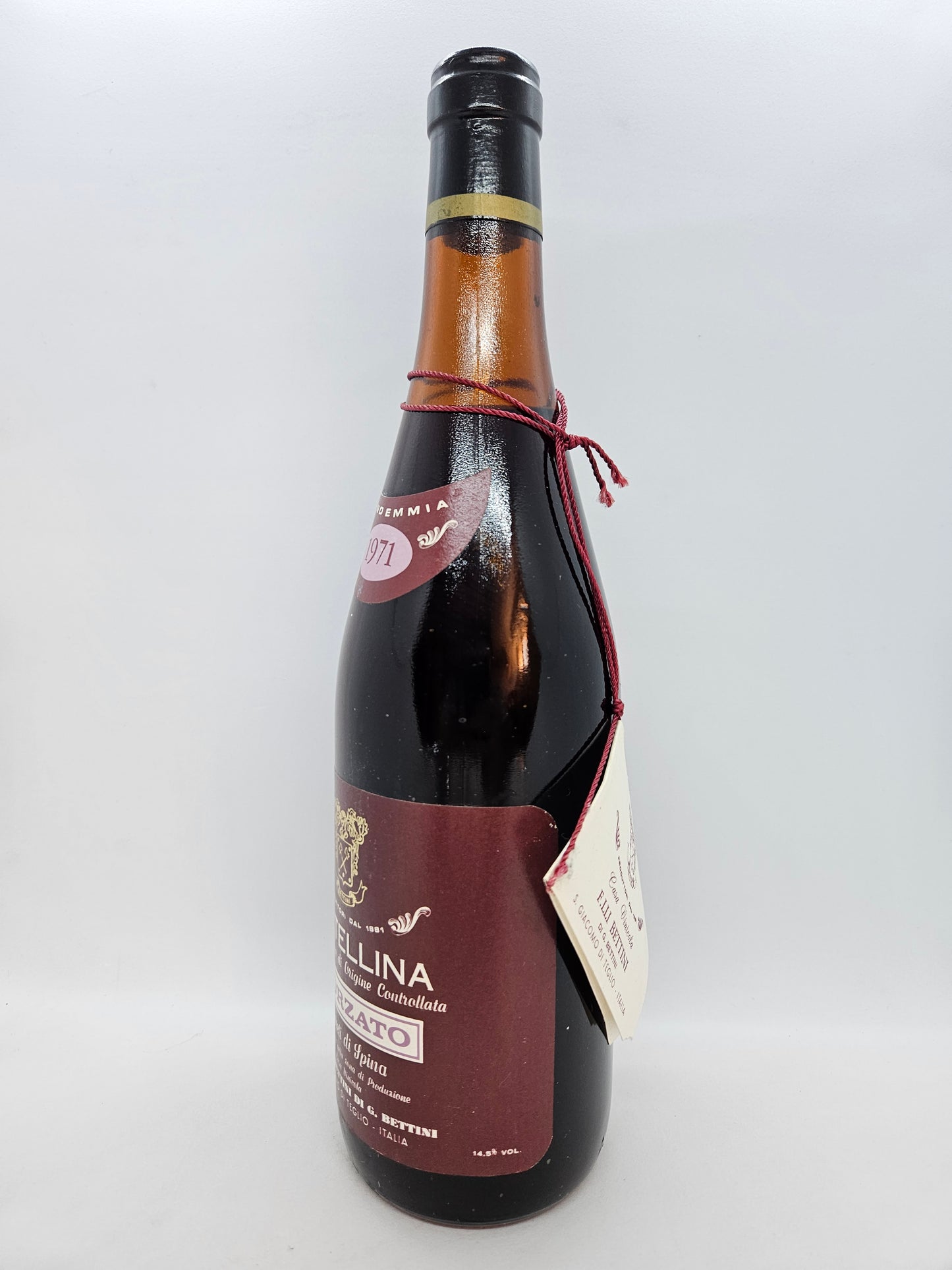 Sforzato Doc 1971 Vigneti di Spina Bettini Valtellina