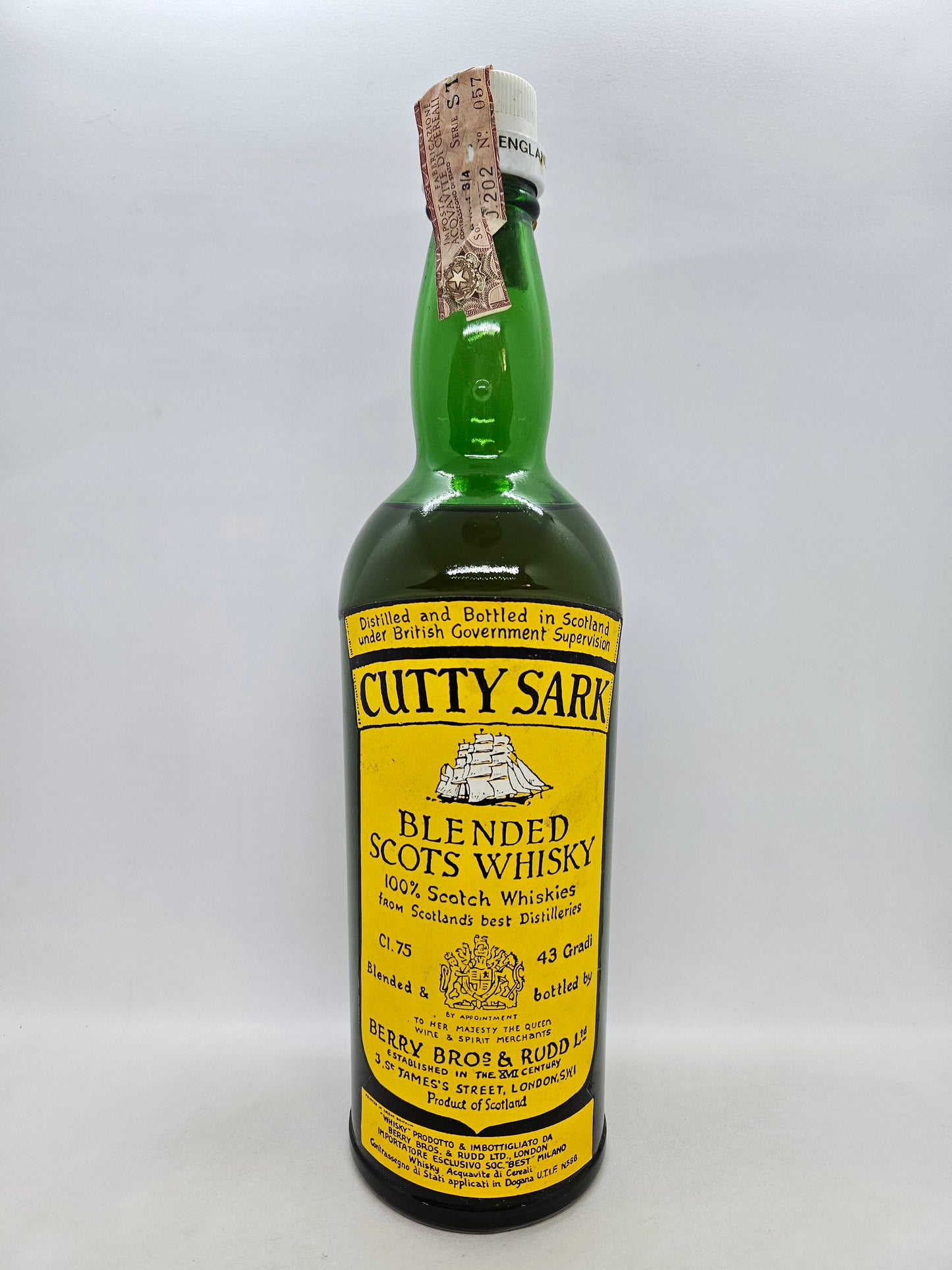 Cutty Sark scots whisky
