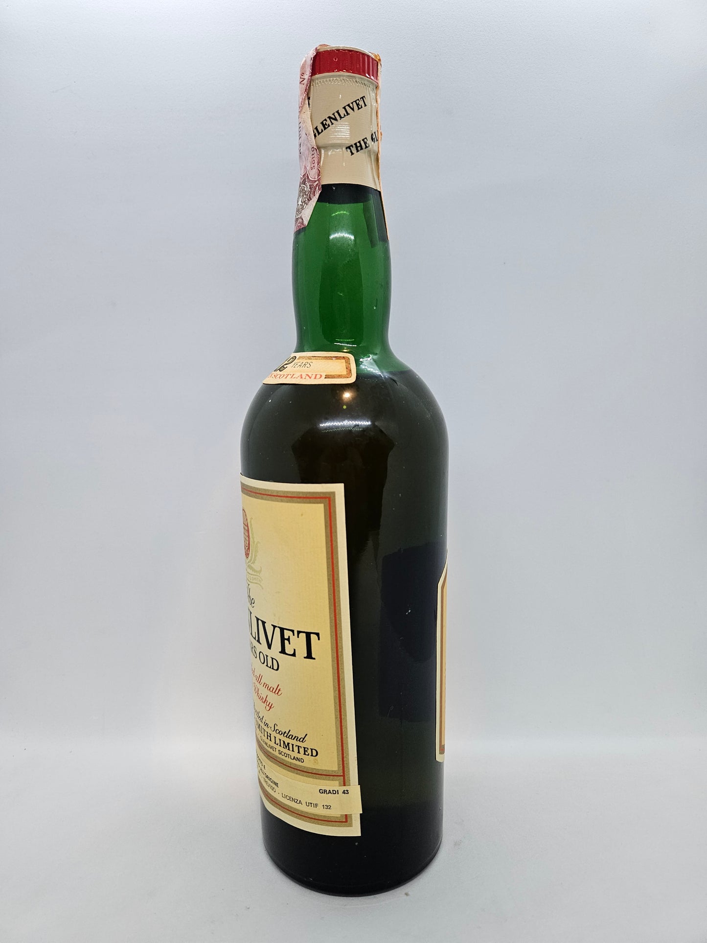 The Glenlivet 12 years old Unblended all Malt Scotch Whisky