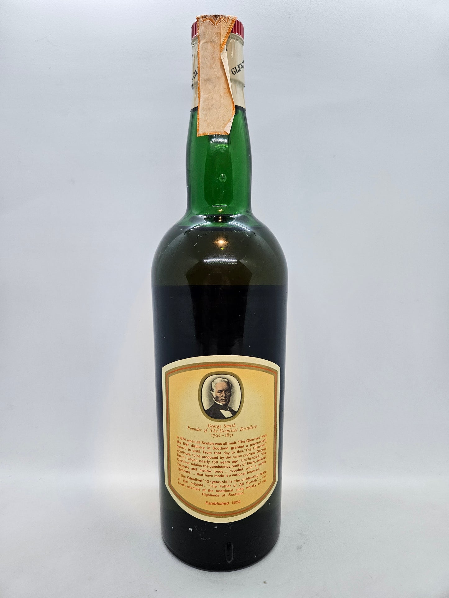 The Glenlivet 12 years old Unblended all Malt Scotch Whisky