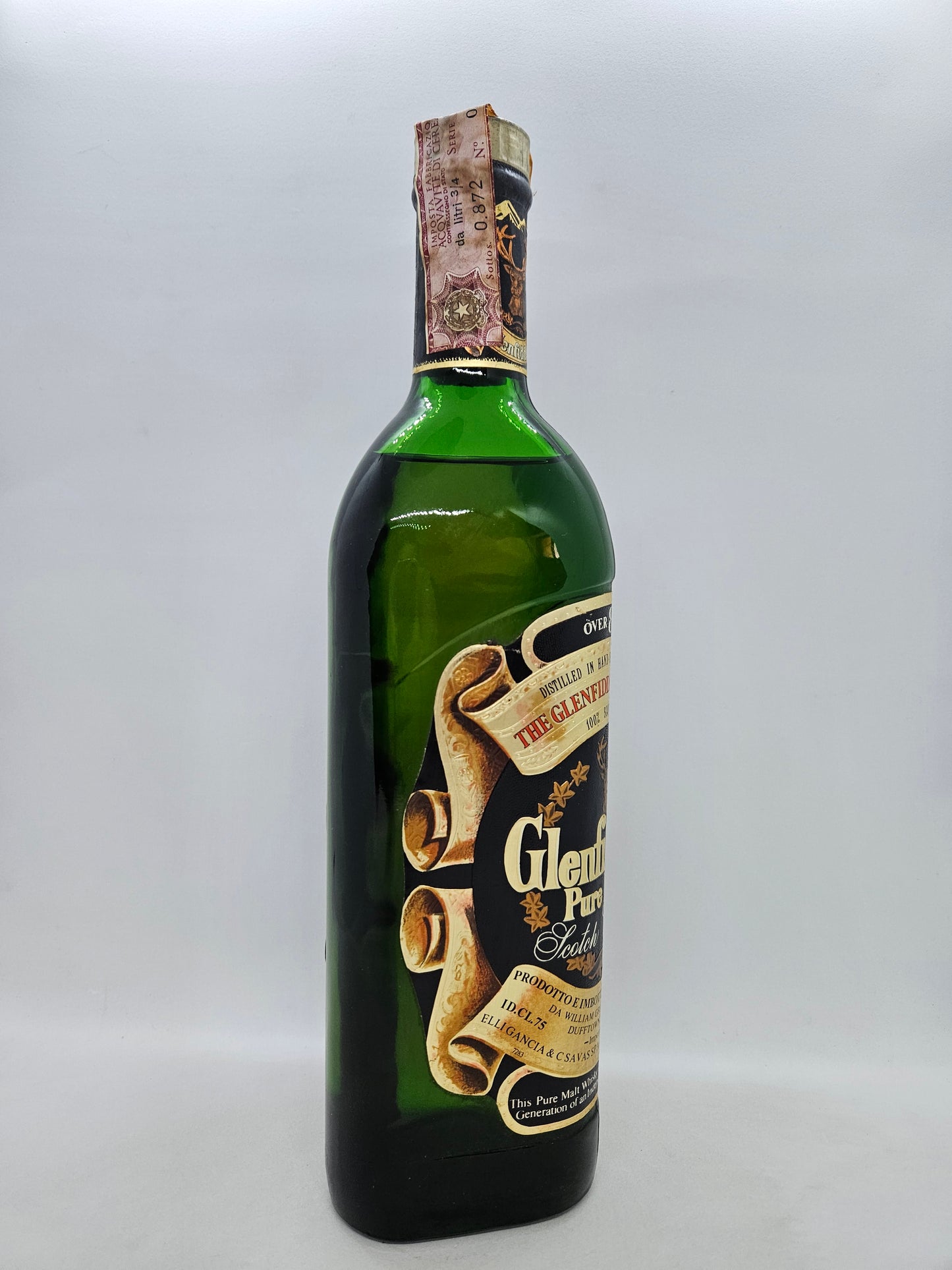 Glenfiddich over 8 years Pure Malt scotch whisky