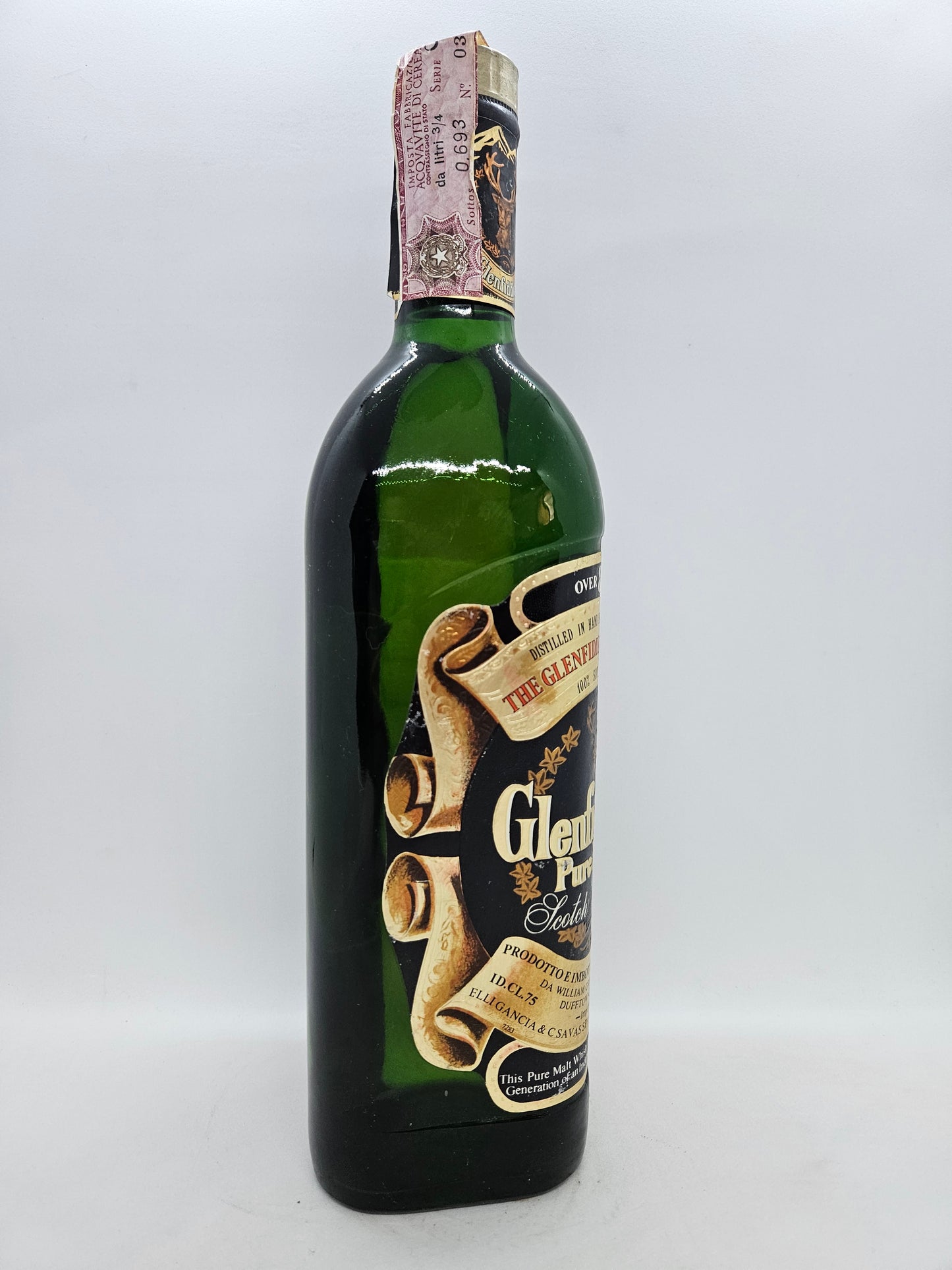 Glenfiddich over 8 years Pure Malt scotch whisky