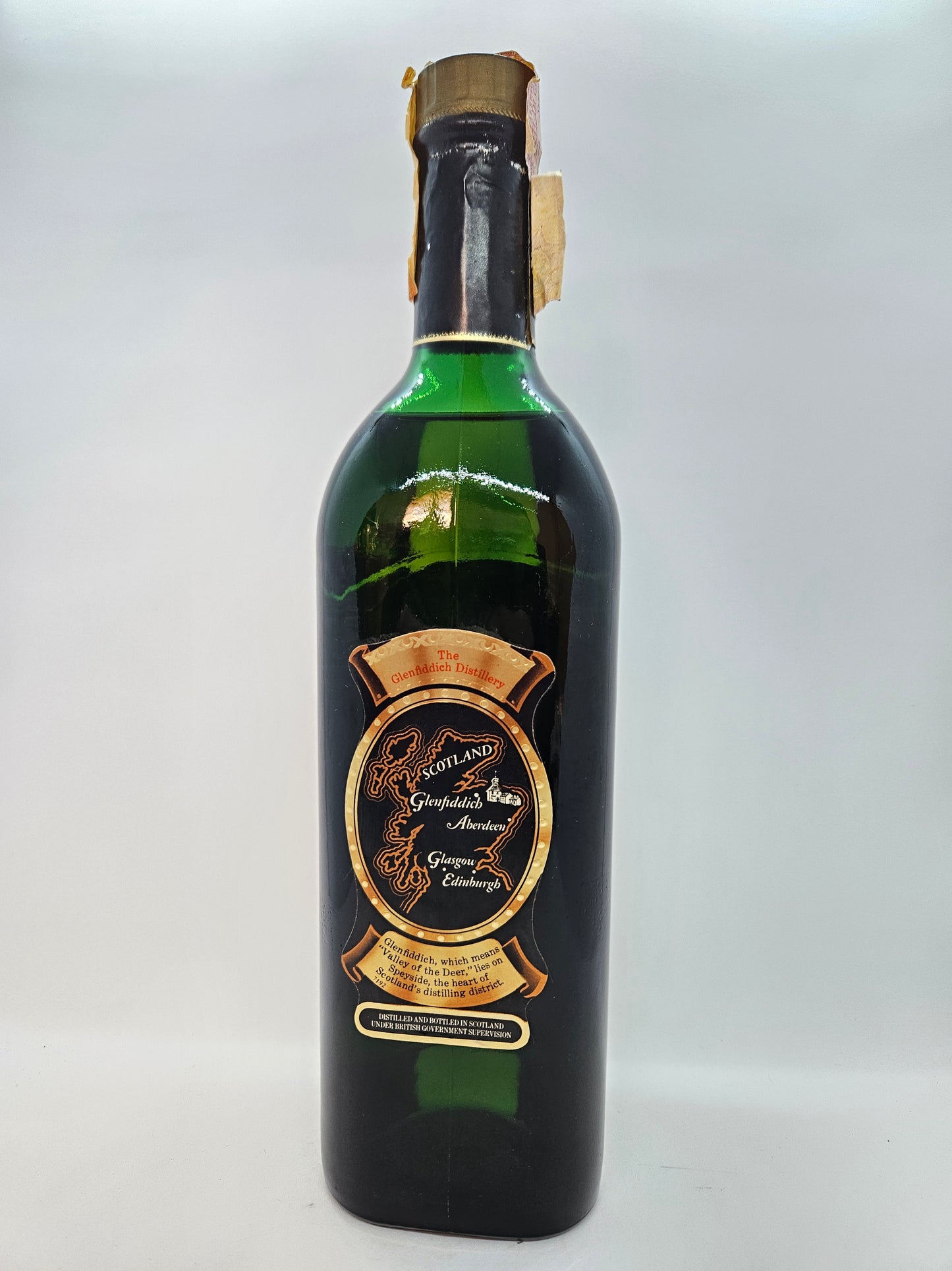 Glenfiddich over 8 years Pure Malt scotch whisky