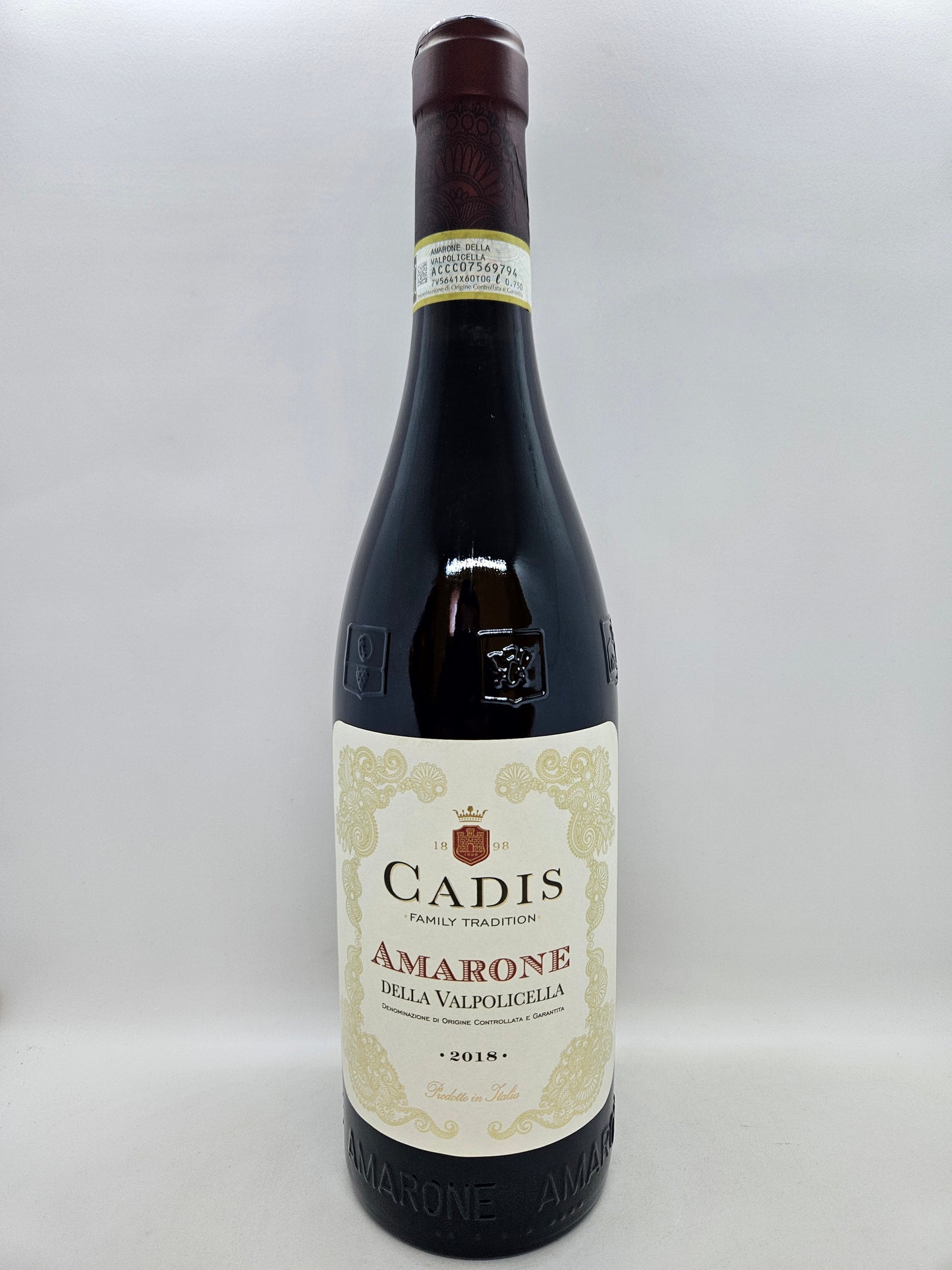 Amarone della Valpolicella Docg 2018 "Cadis" Cantina di Soave