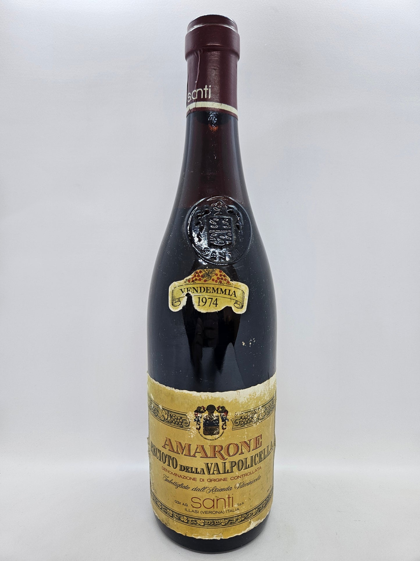 Amarone Recioto della Valpolicella doc 1974 Santi