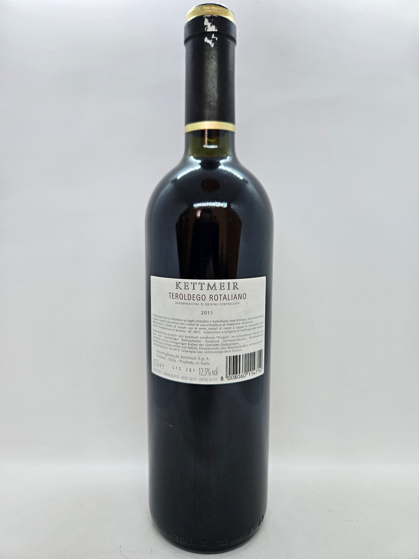 Teroldego Rotaliano DOC 2011 Kettmeir