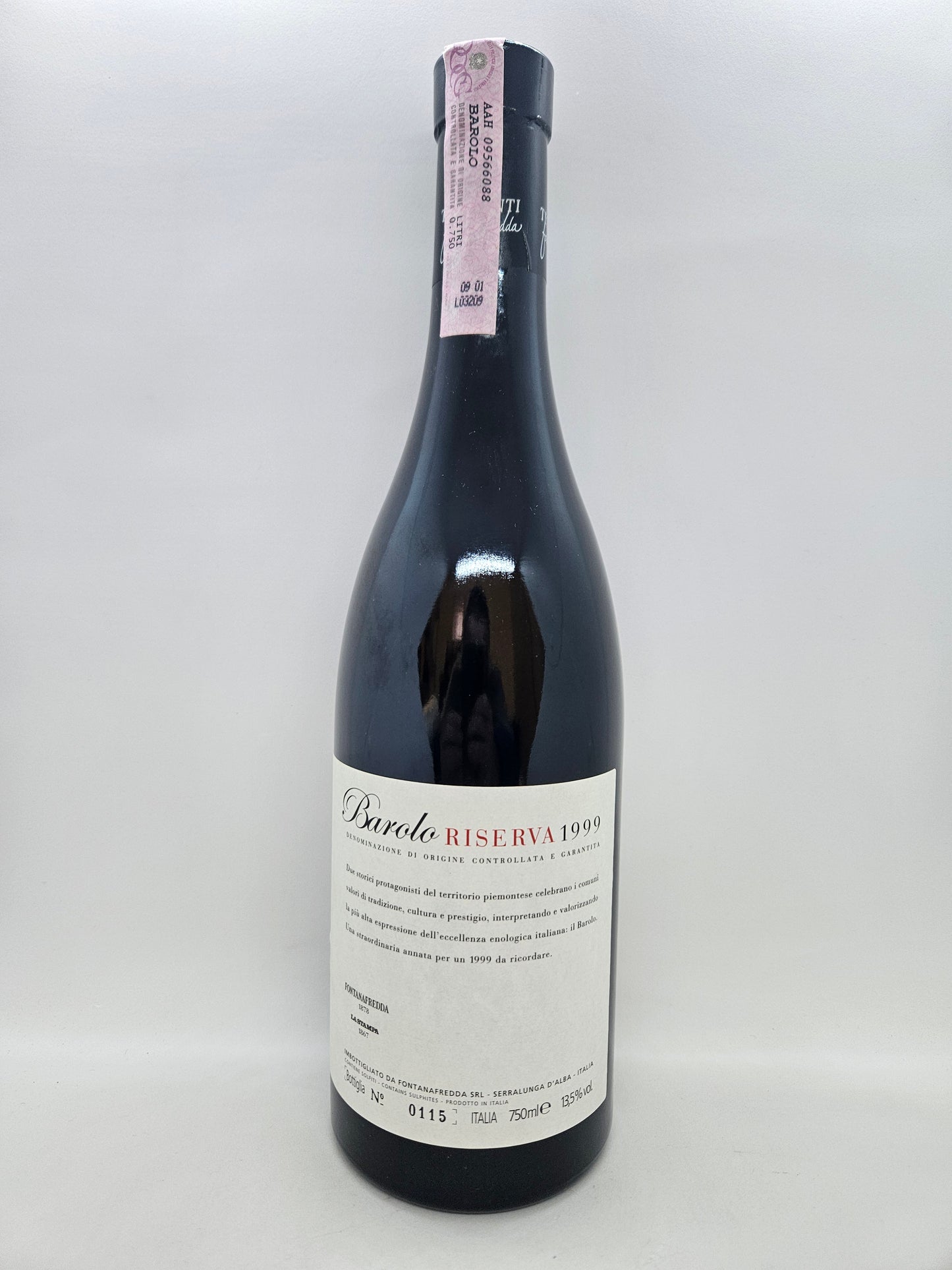 Barolo Riserva docg 1999 Fontanafredda