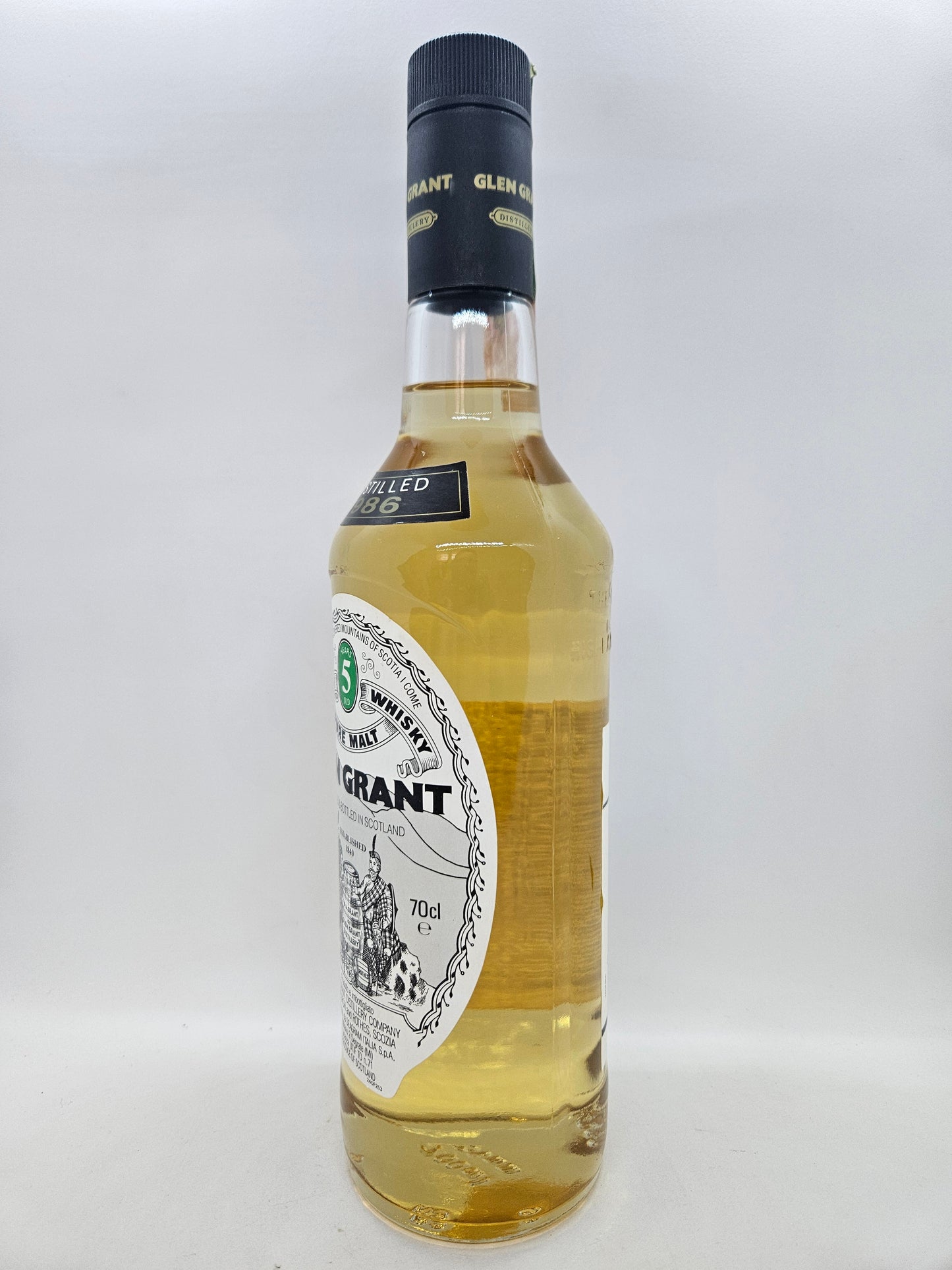 Glen Grant 5 years old 1986 pure malt scotch whisky