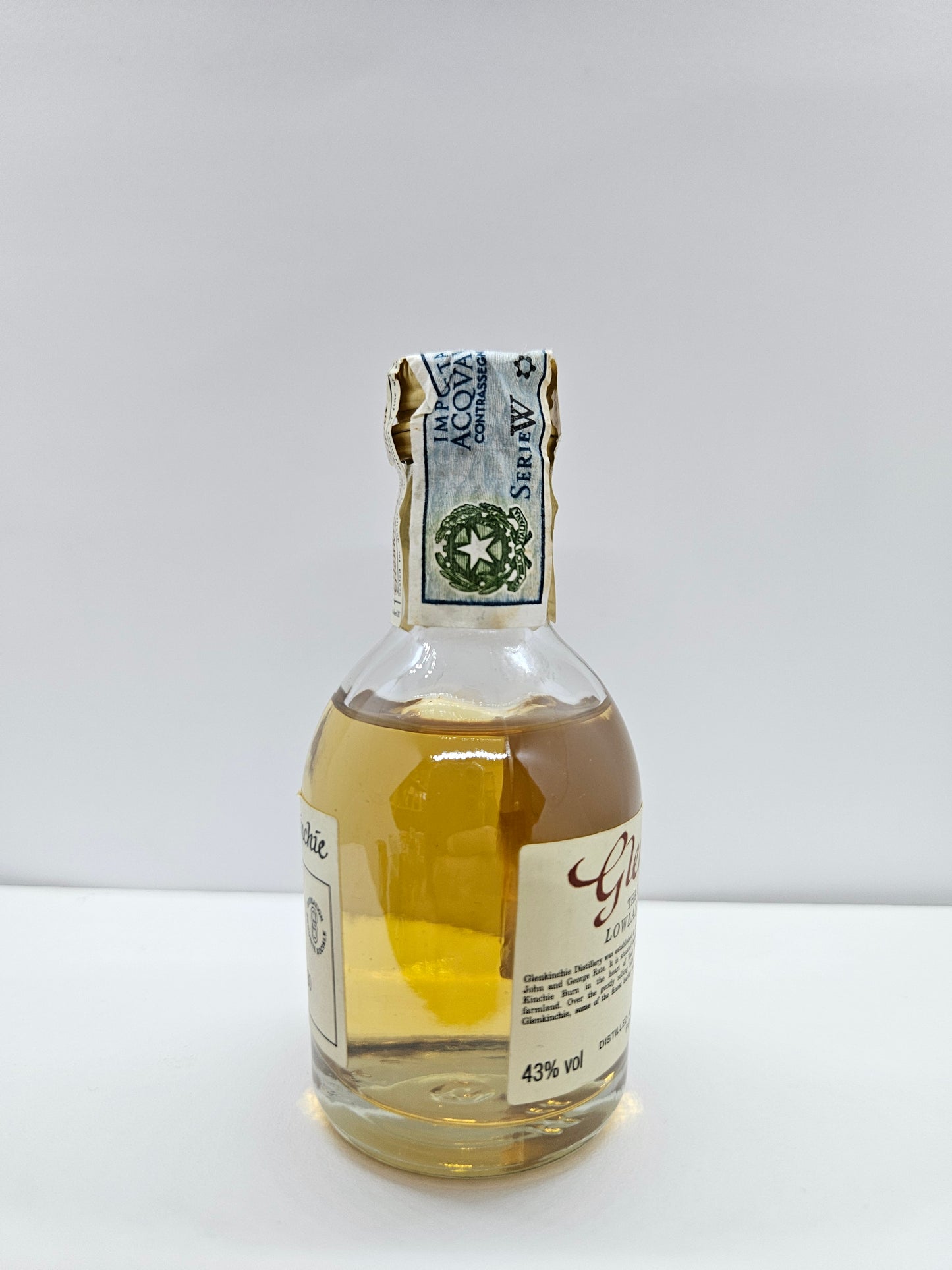 Glenkinchie 10 years old Single Lowland malt Scotch Whisky miniature/mignon