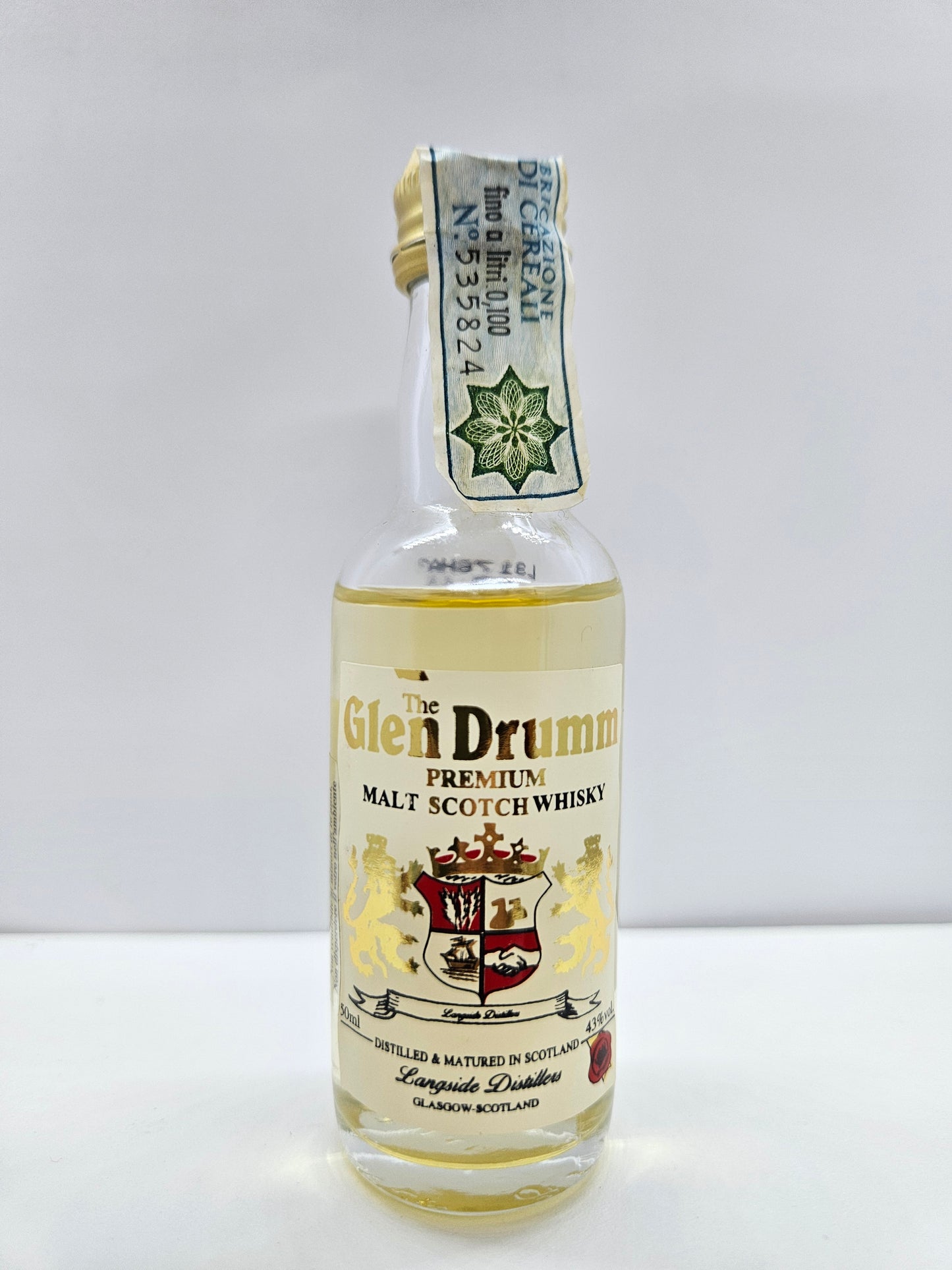 The Glen Drumm premium malt scotch whisky