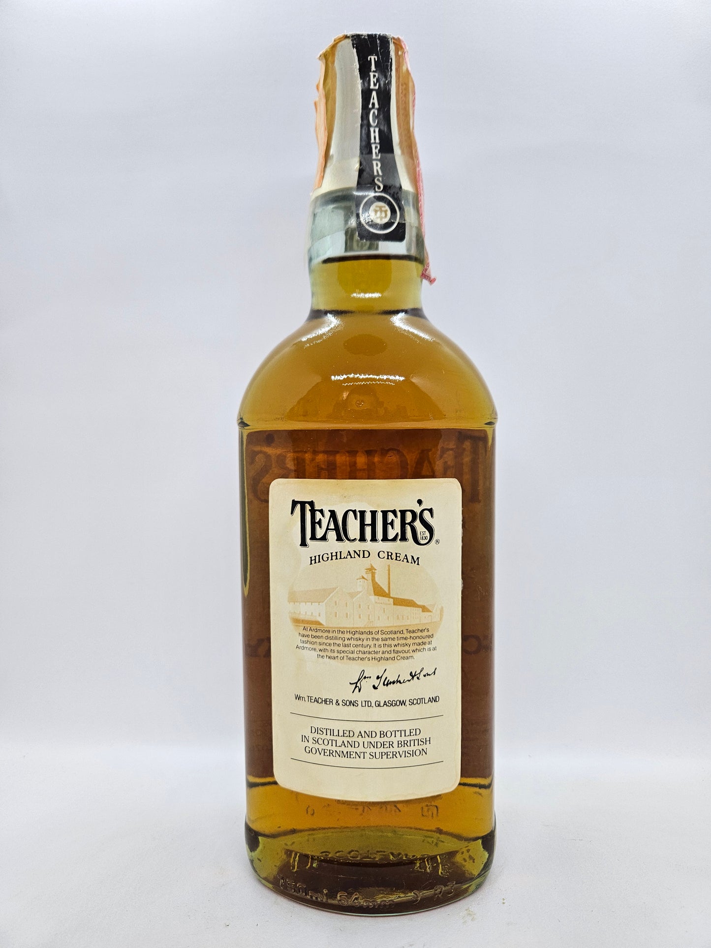 Teacher's Highland cream blended scotch whisky