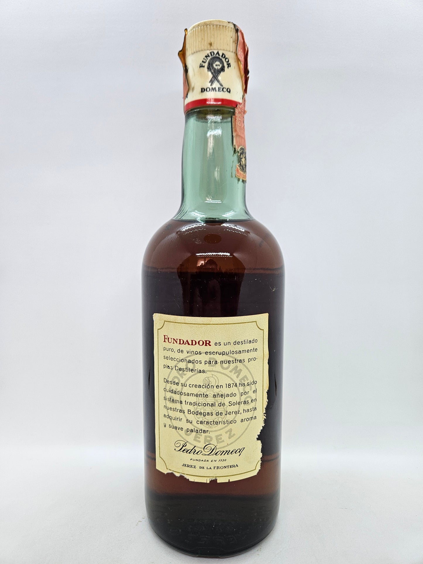 Fundador brandy Jerez de la Frontera Pedro Domecq