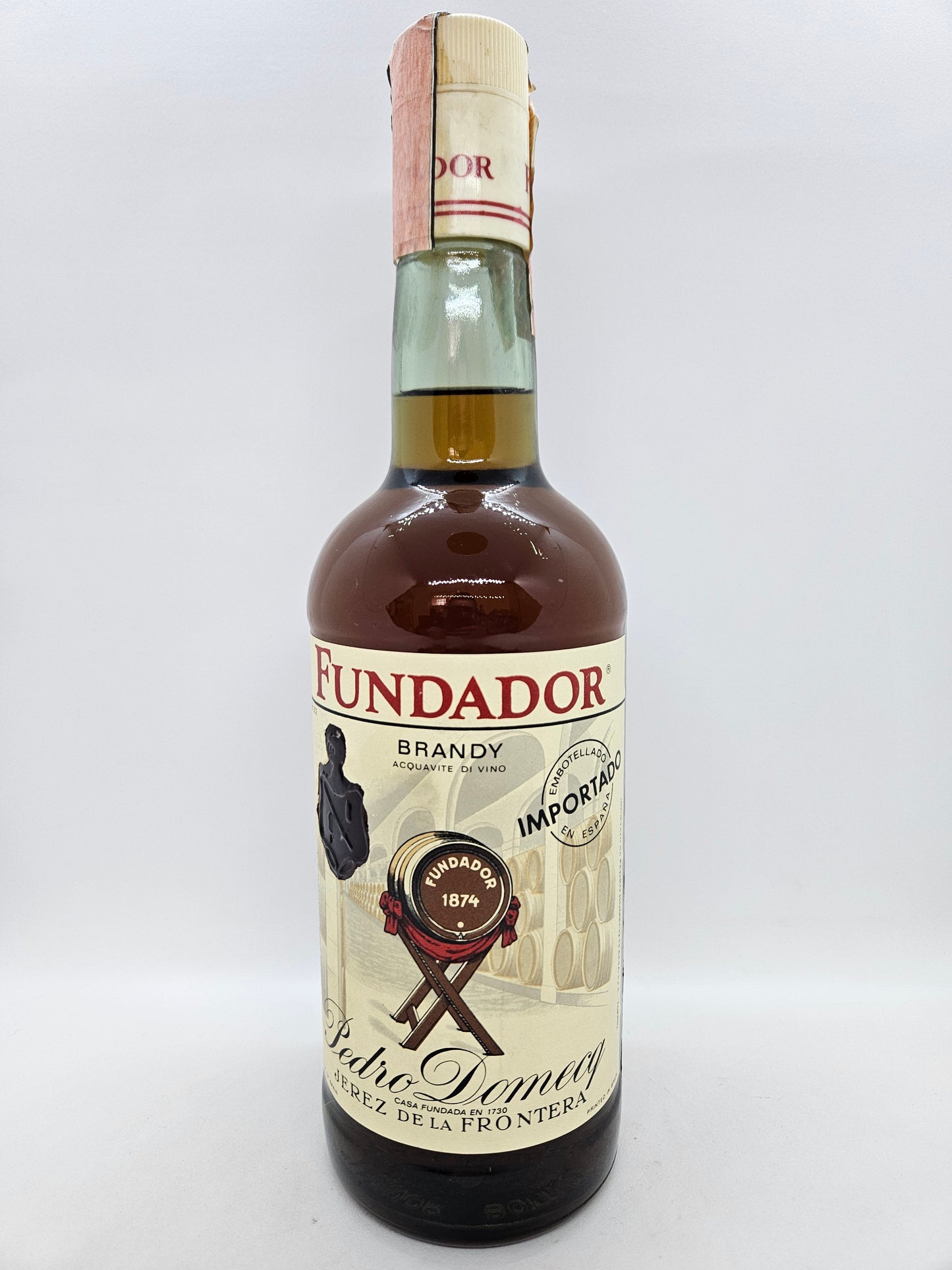 Fundador brandy Jerez de la Frontera Pedro Domecq