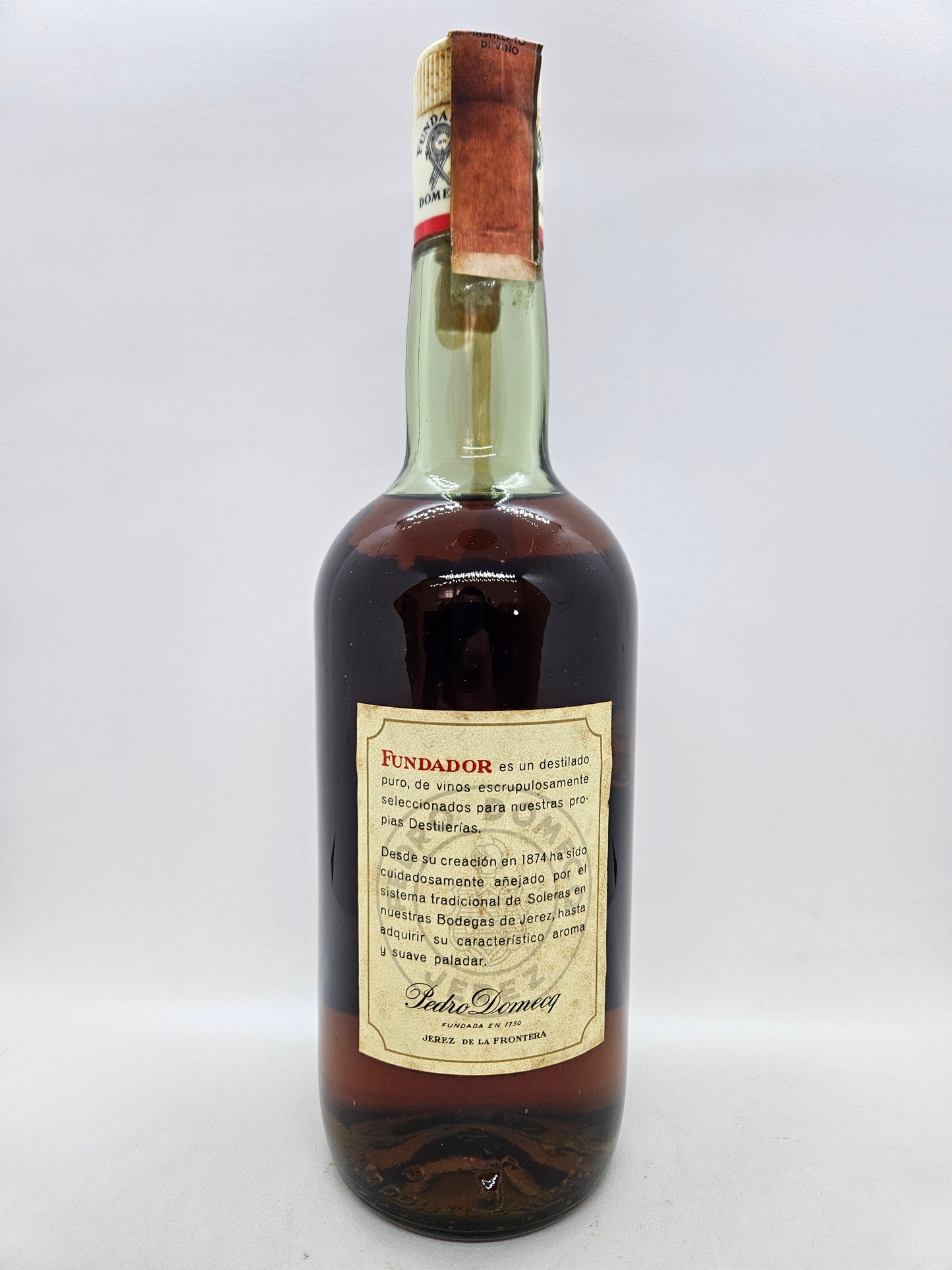 Fundador brandy Jerez de la Frontera Pedro Domecq
