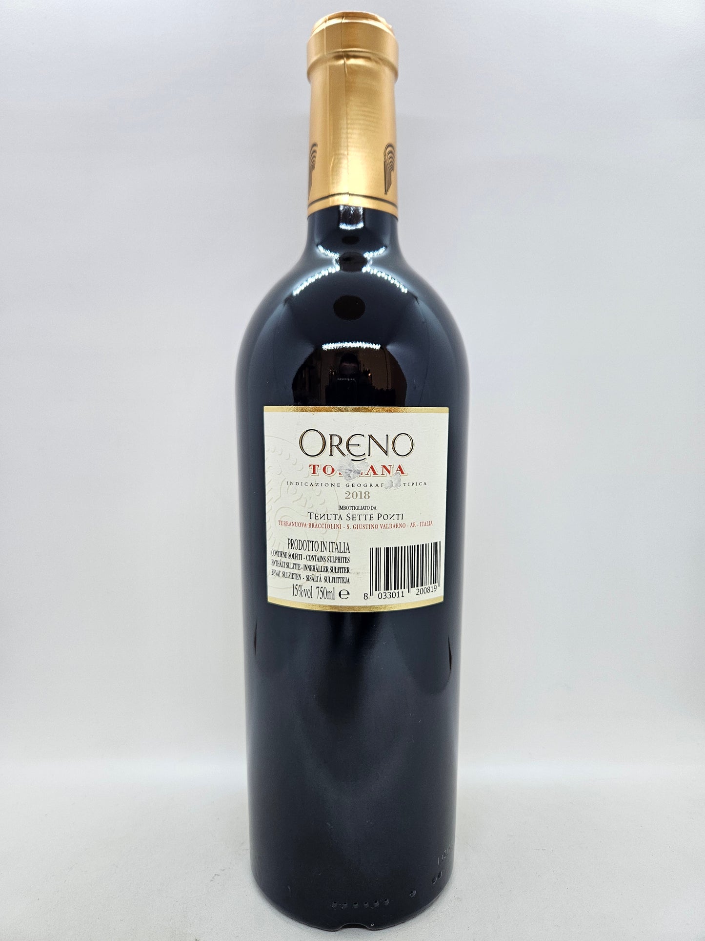 Oreno 2018 Toscana igt Tenuta Sette Ponti