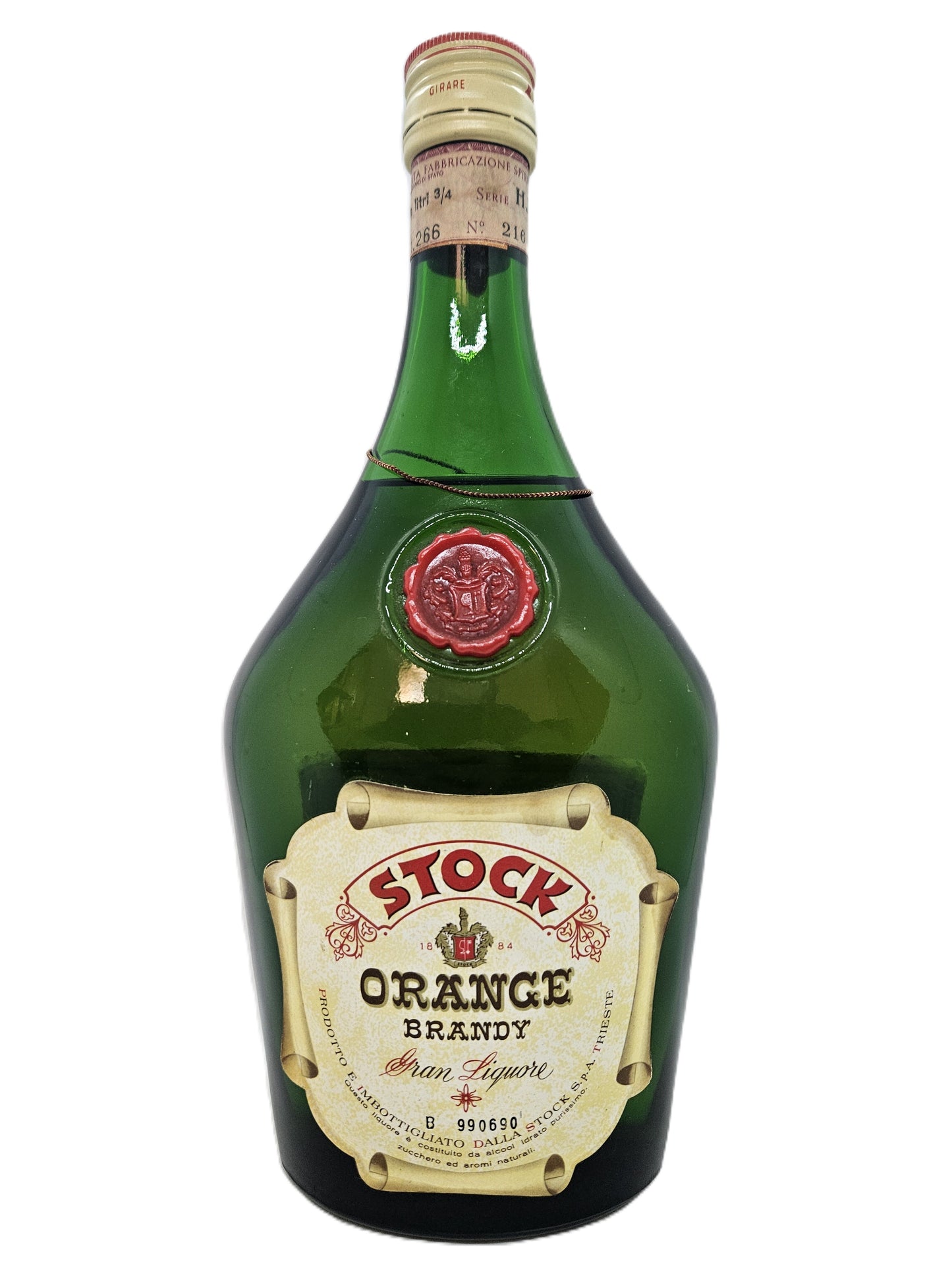 Orange brandy Stock