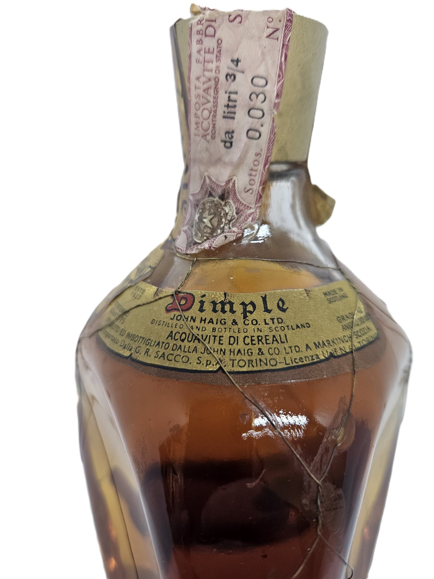 Dimple 12 years old scotch whisky