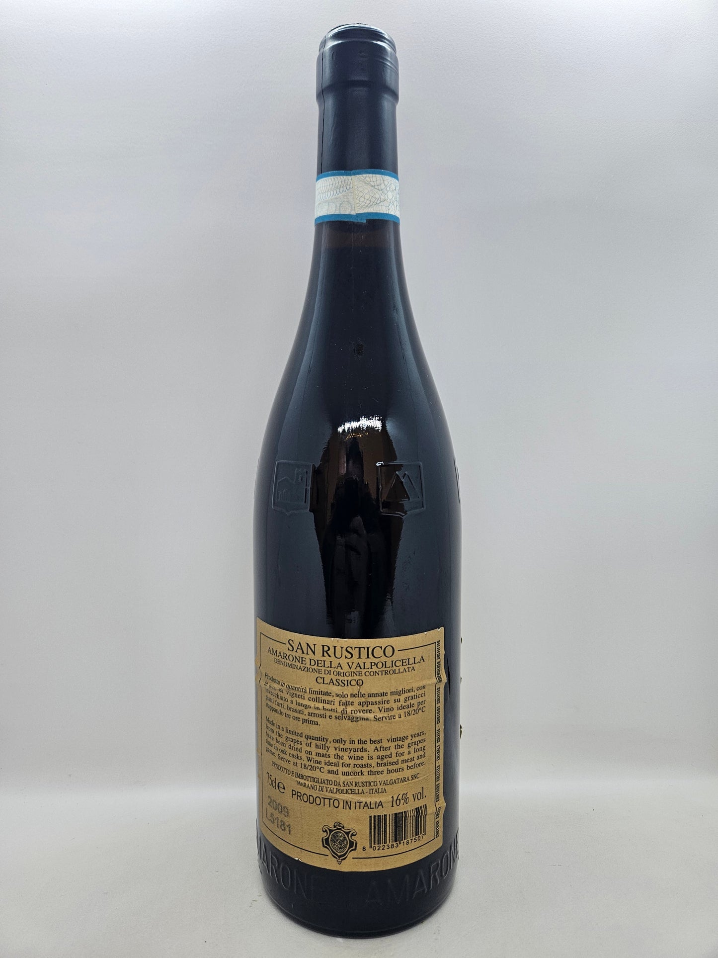 Amarone della Valpolicella Classico doc 2009 "Gaso" San Rustico