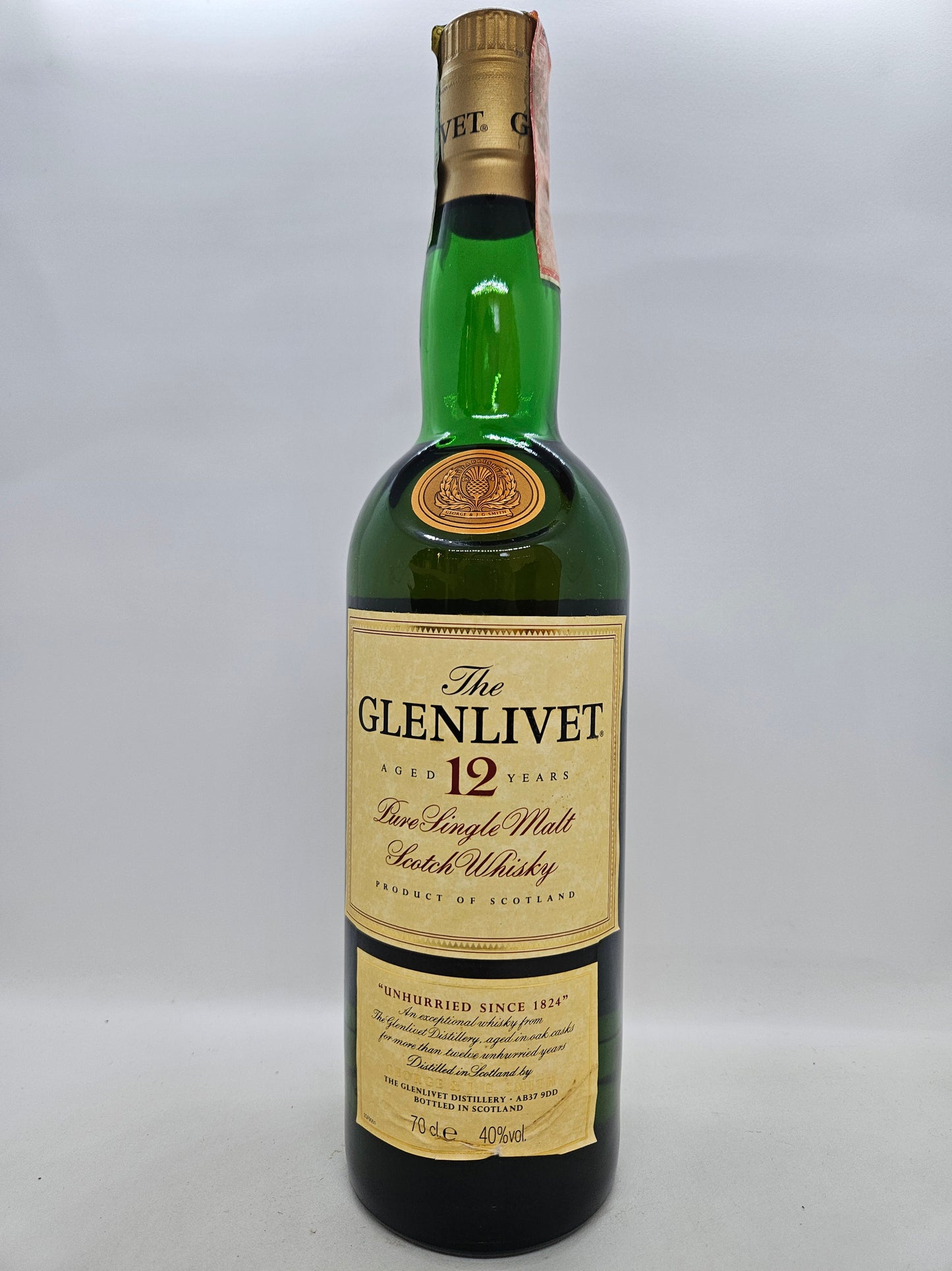 The Glenlivet aged 12 years pure single Malt Scotch Whisky