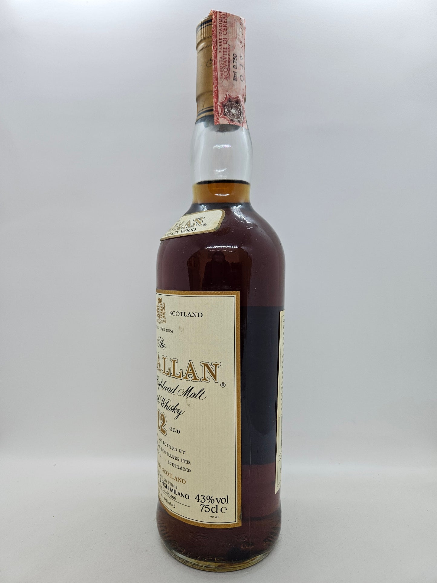 The Macallan 12 years old single Highland malt scotch whisky