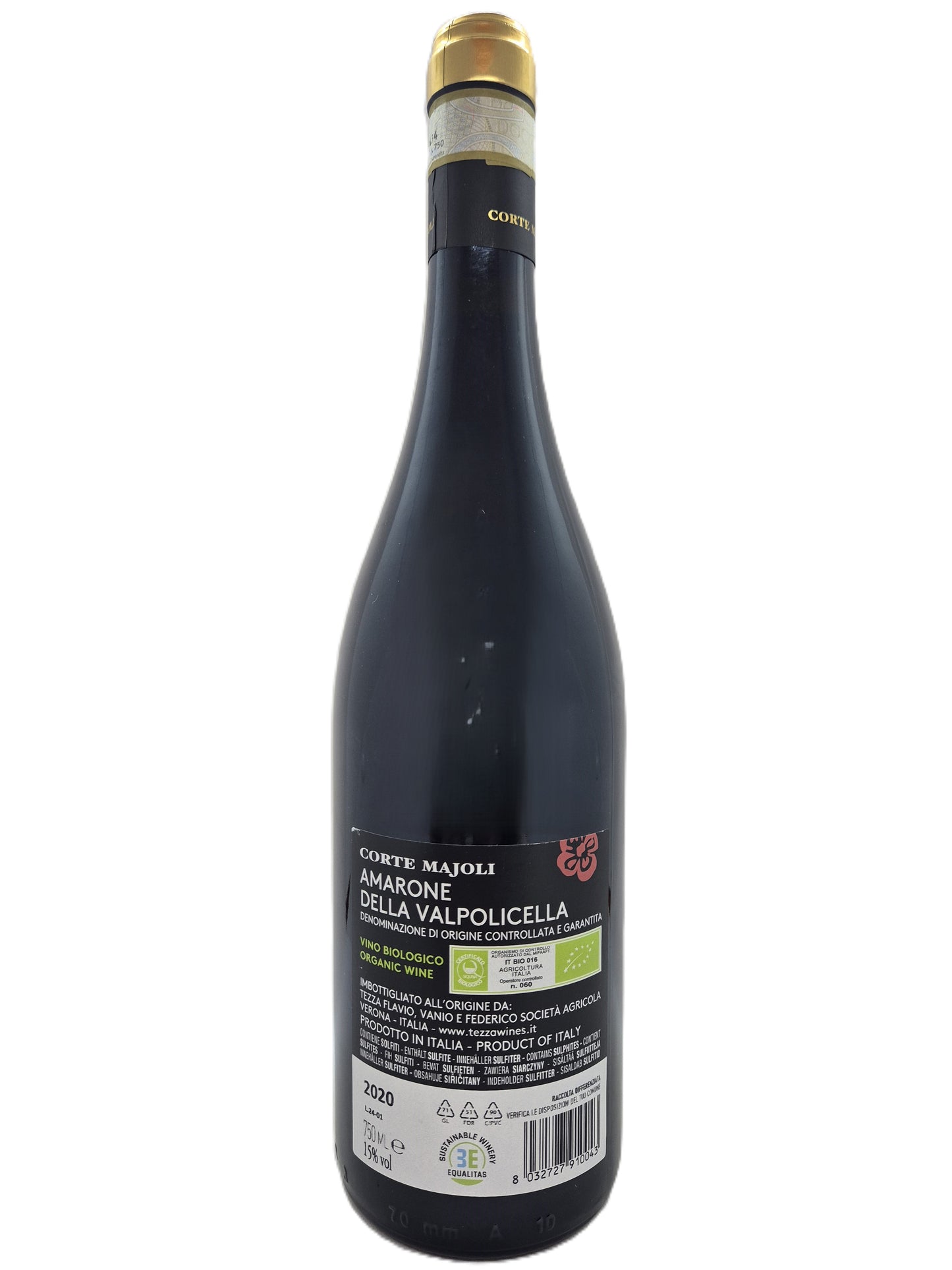 Amarone della Valpolicella docg 2020 Corte Majoli Tezza