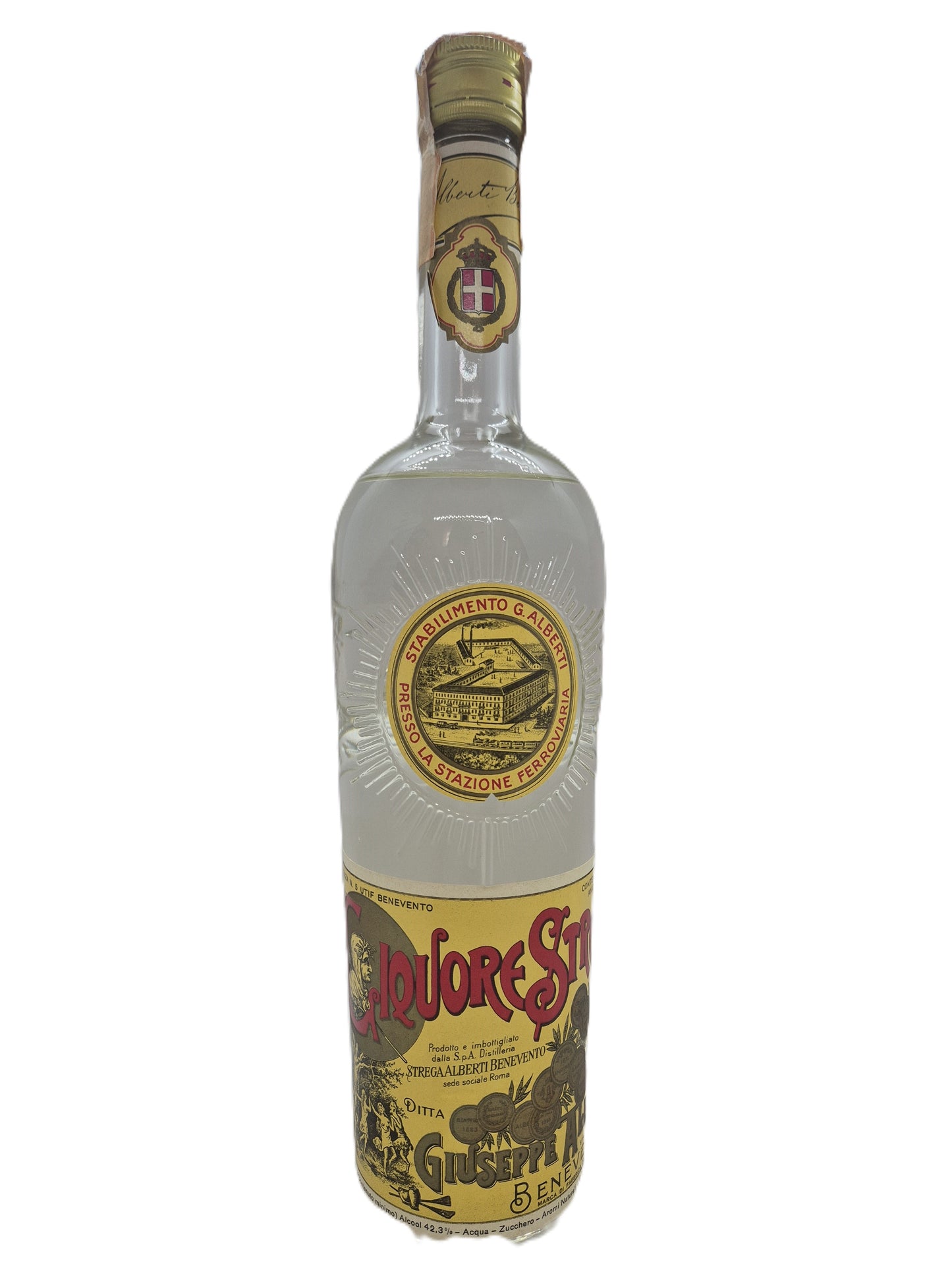 Liquore Strega distilleria Giuseppe Alberti Benevento