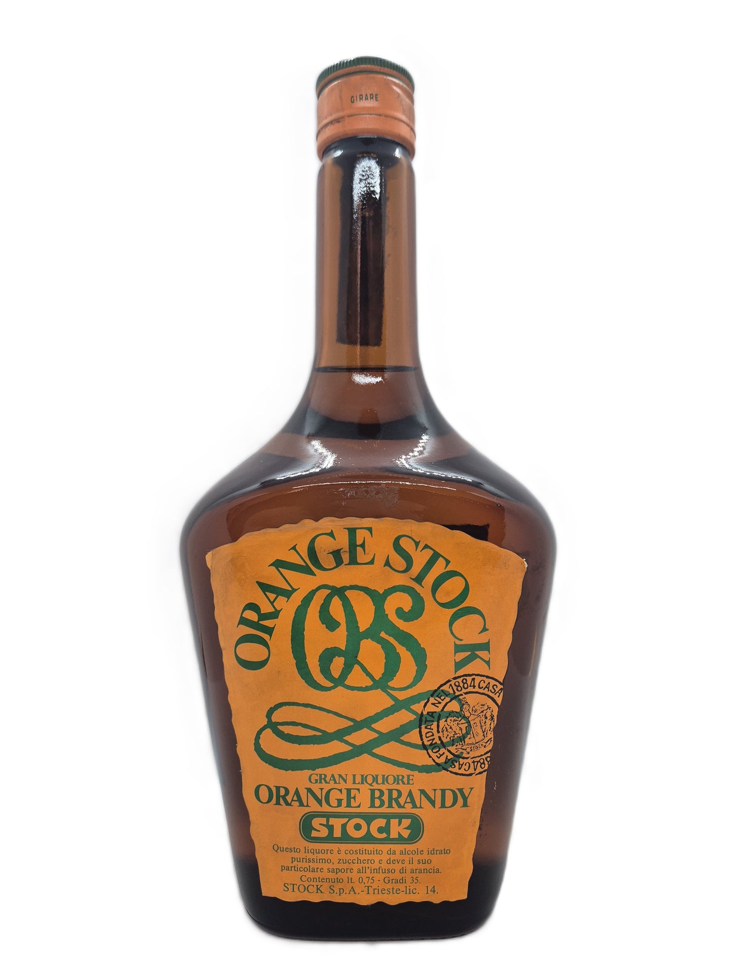 Orange brandy Stock