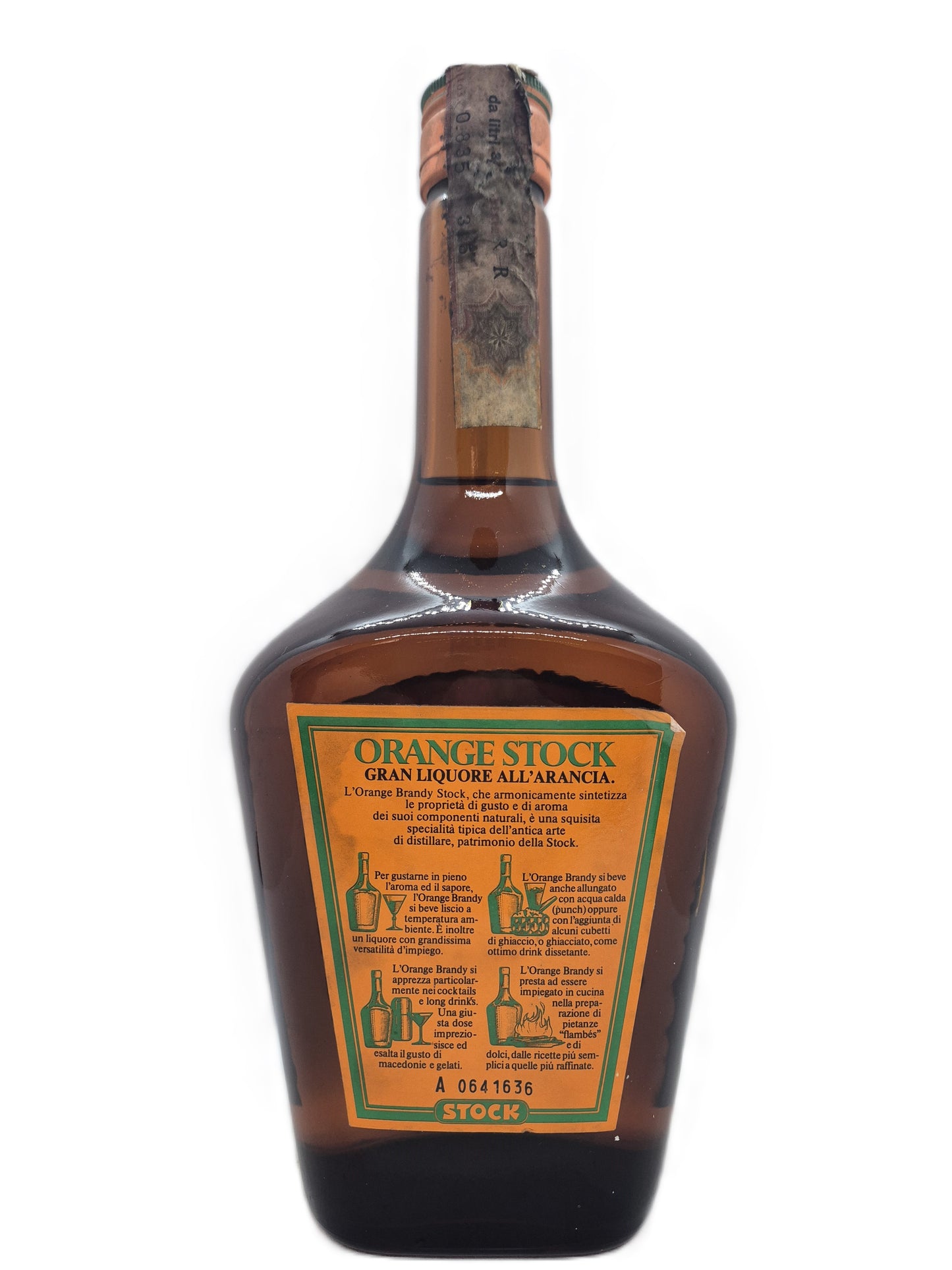 Orange brandy Stock