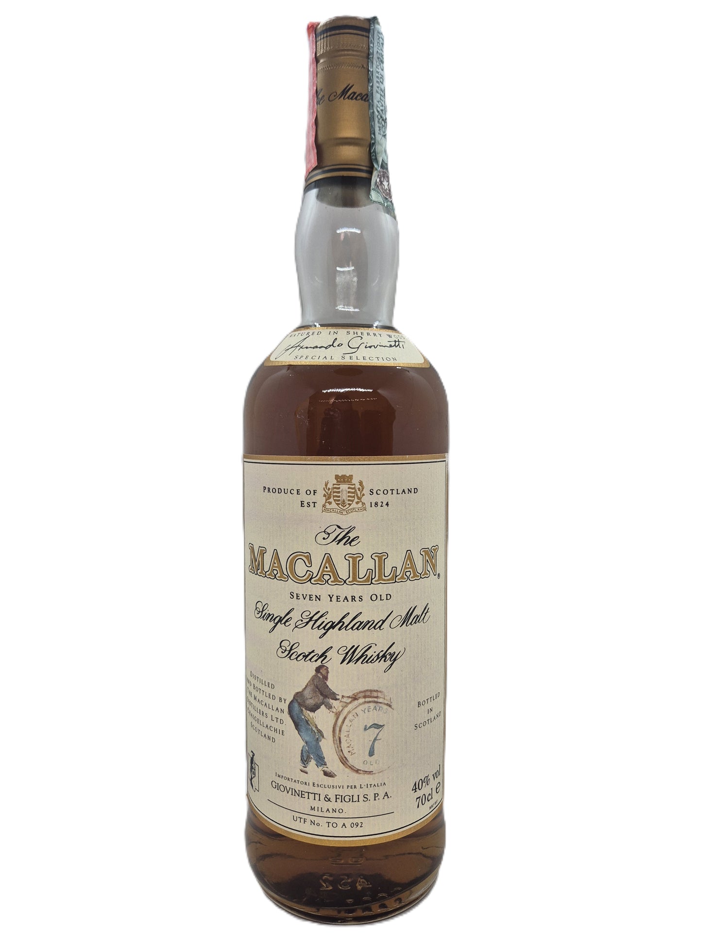 The Macallan 7 years old single Highland malt scotch whisky