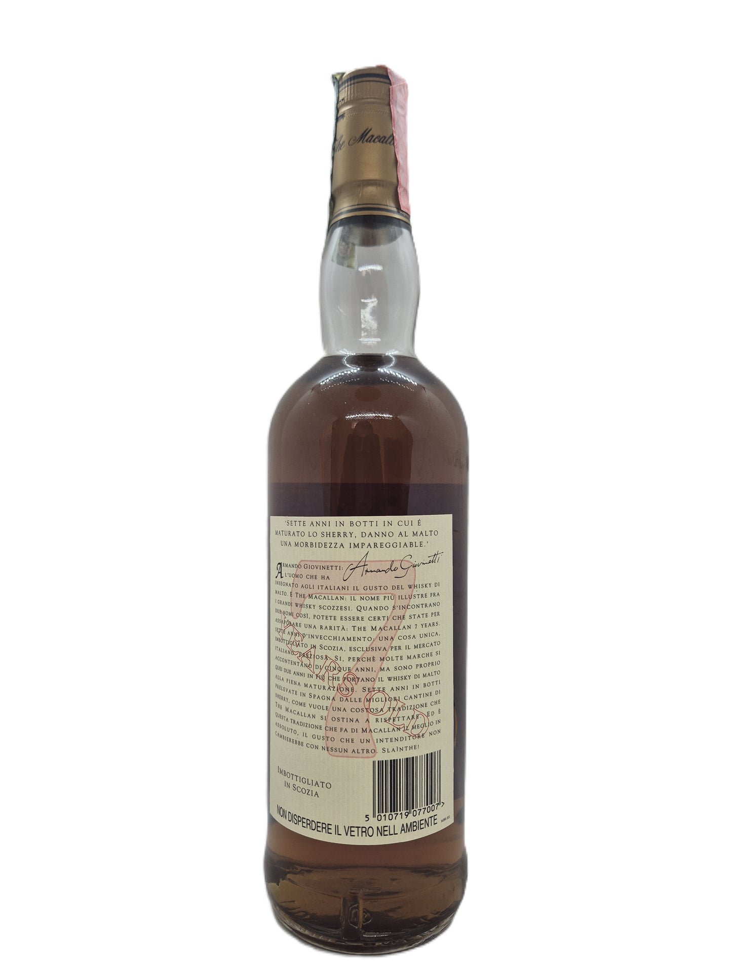 The Macallan 7 years old single Highland malt scotch whisky