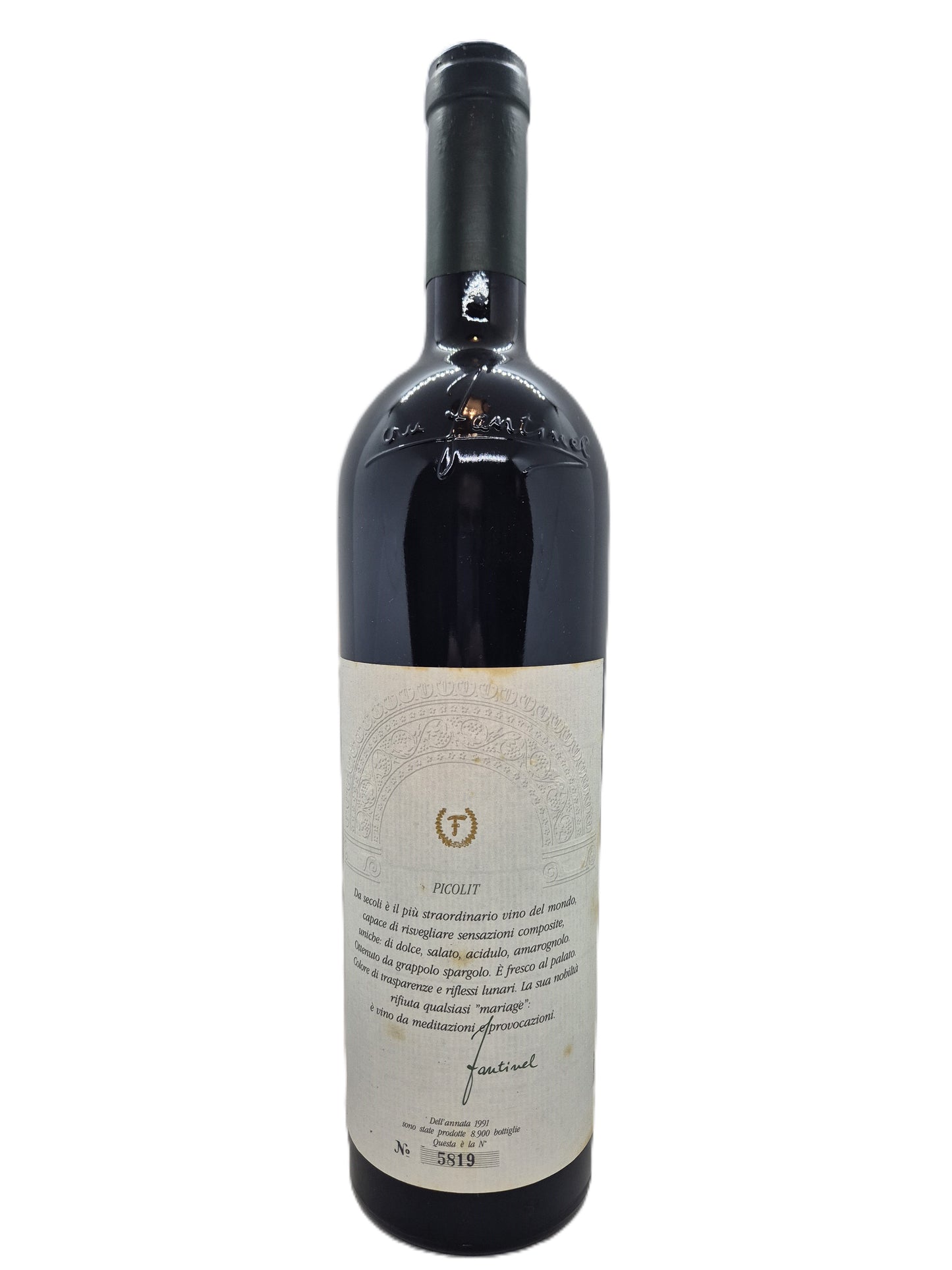 Picolit vino da tavola 1991 Fantinel