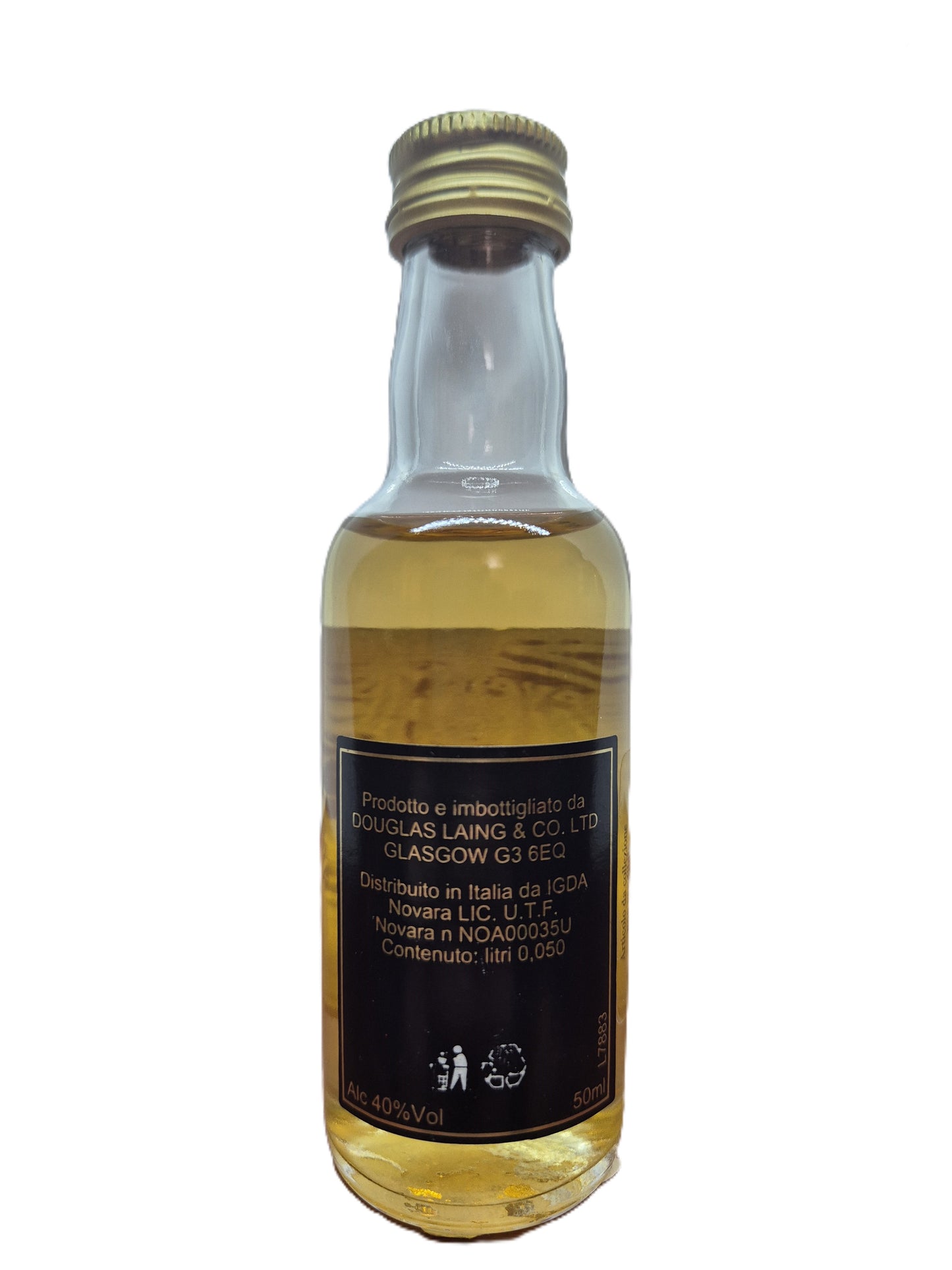 Seventy seven 77 rare blended scotch whisky miniature/mignon
