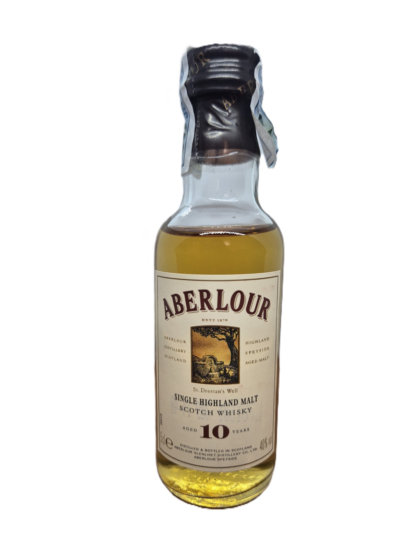 Aberlour Single Highland malt 10 years old Scotch Whisky miniature/mignon