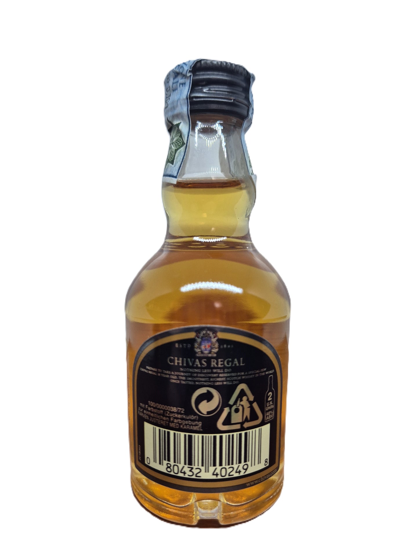 Chivas regal 18 years old blended Scotch Whisky miniature/mignon