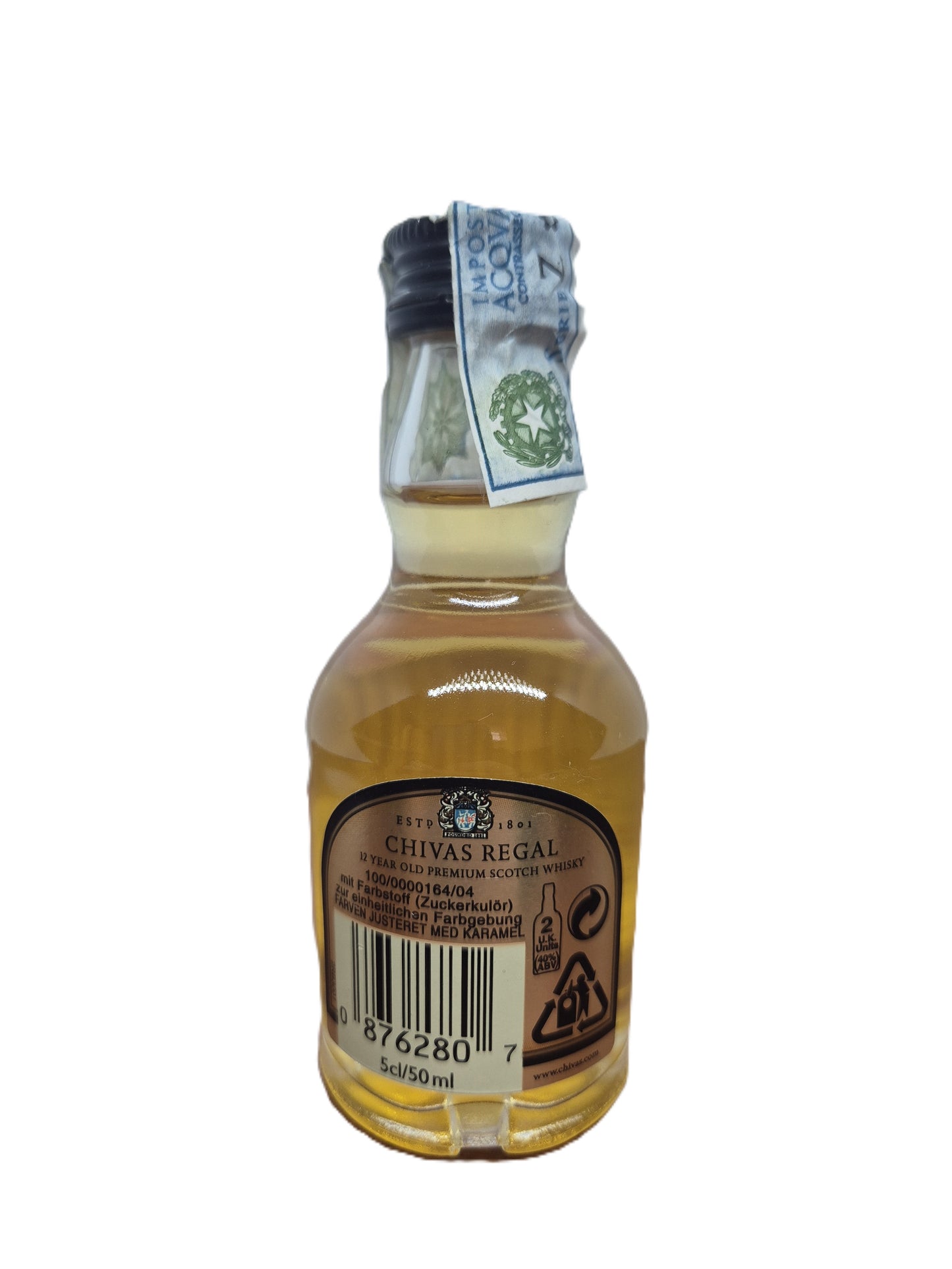 Chivas regal 12 years old blended Scotch Whisky miniature/mignon