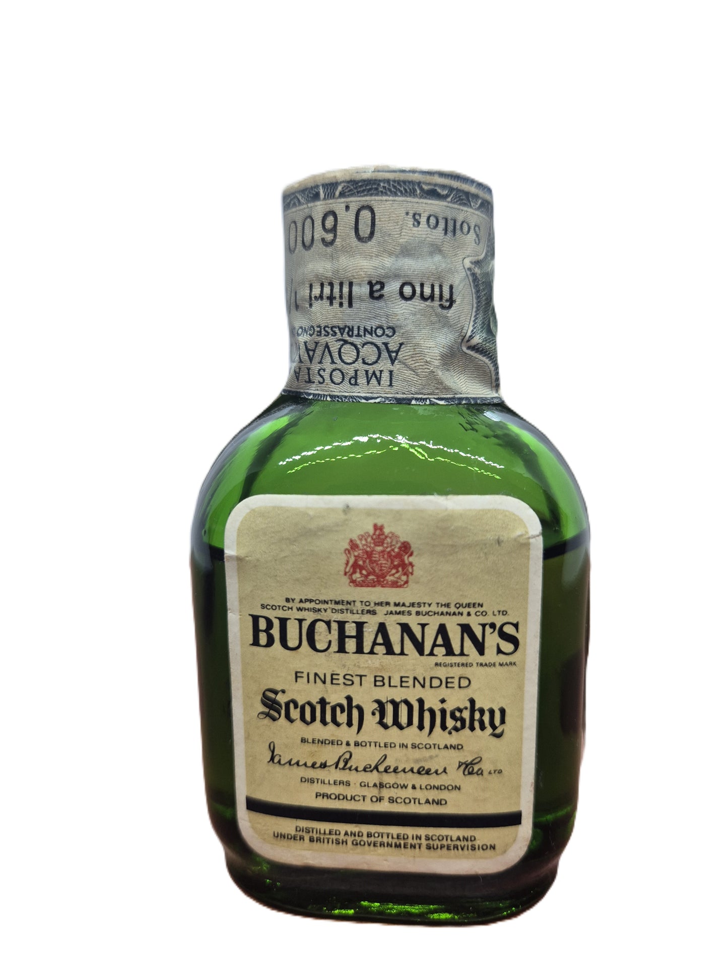 Buchanan's scotch whisky miniature/mignon