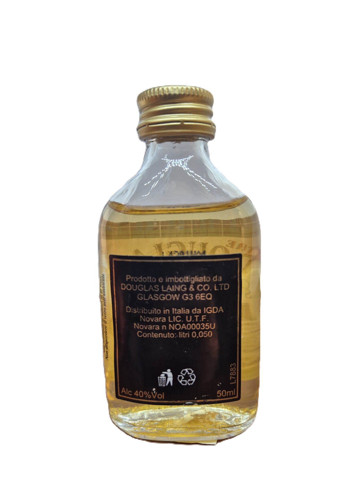 The Douglas scotch whisky miniature/mignon