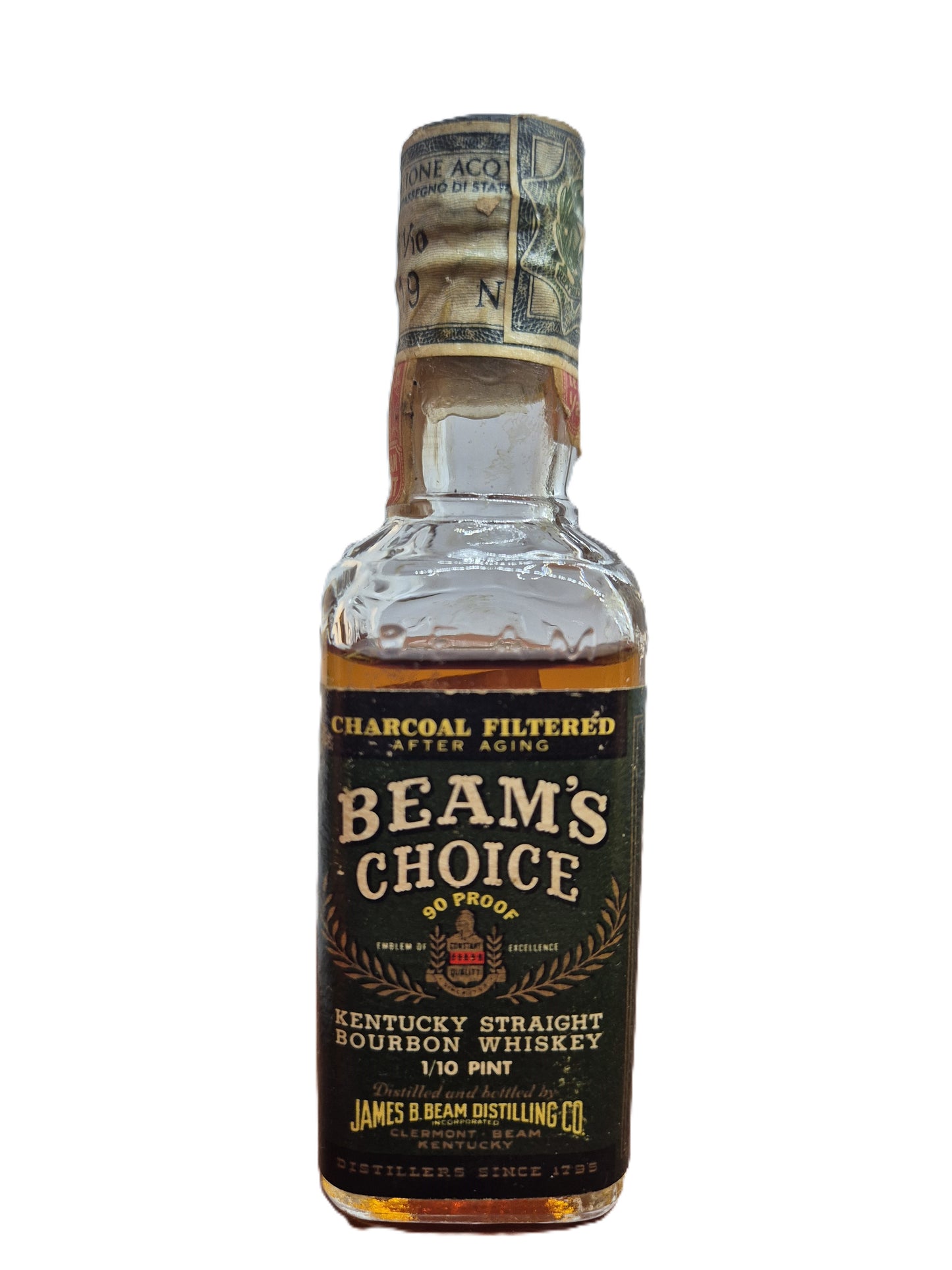 Beam's Choice Straight Bourbon Whiskey miniature/mignon