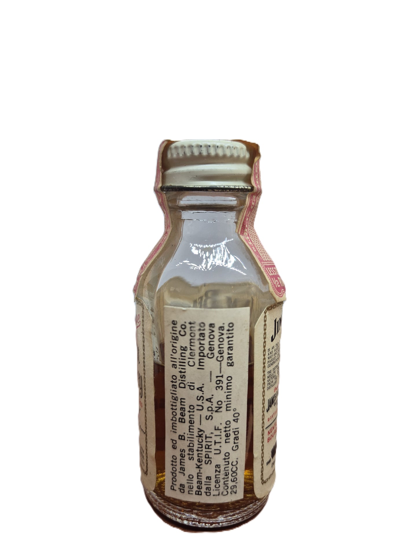 Jim Beam Straight Bourbon Whiskey miniature/mignon