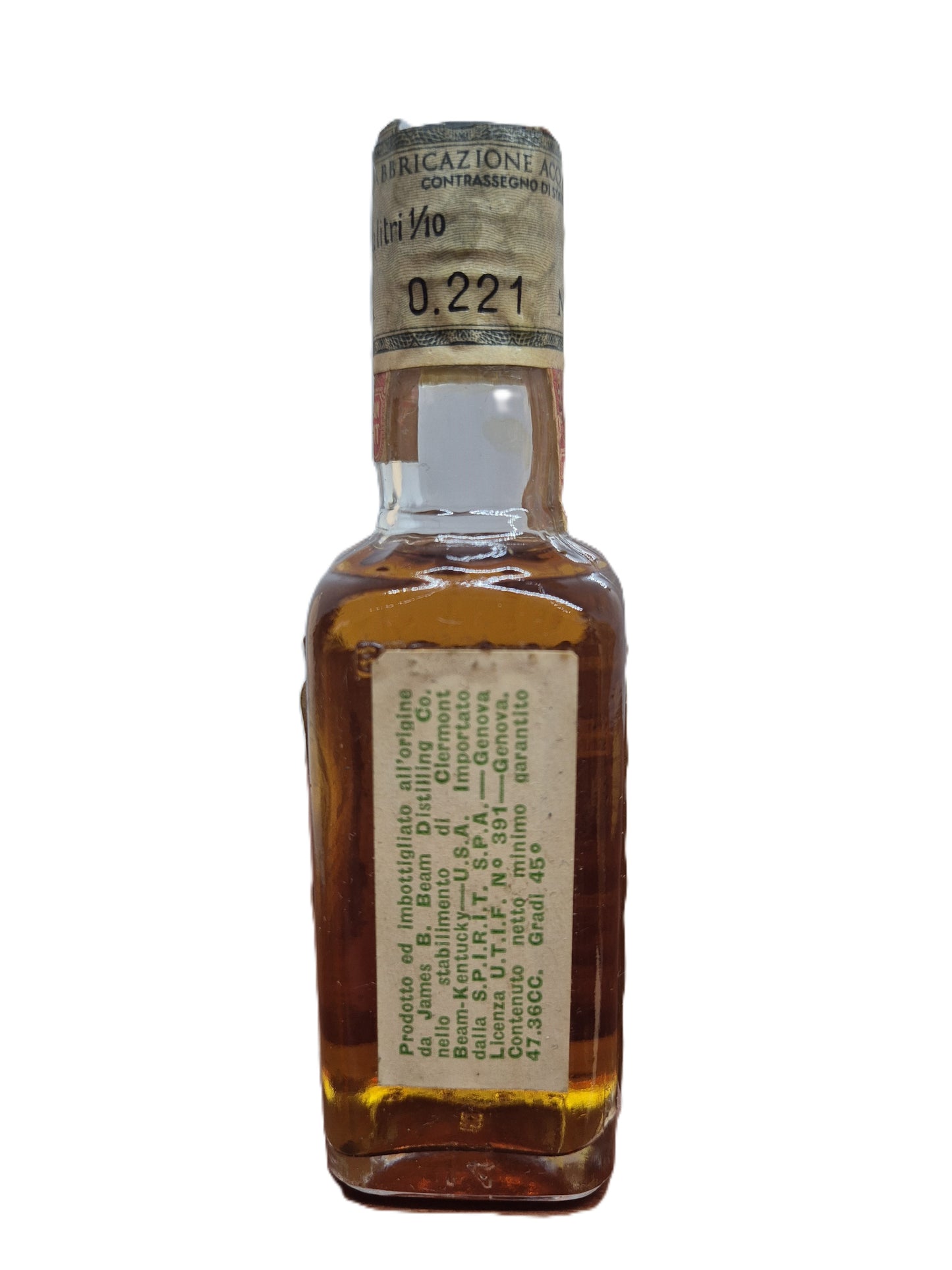 Beam's Choice Straight Bourbon Whiskey miniature/mignon