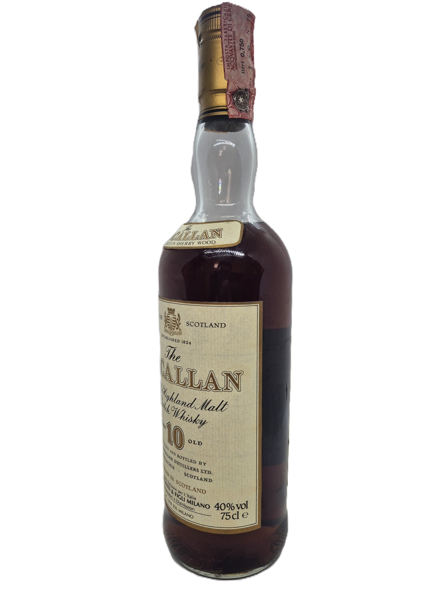 The Macallan 10 years old single Highland malt scotch whisky