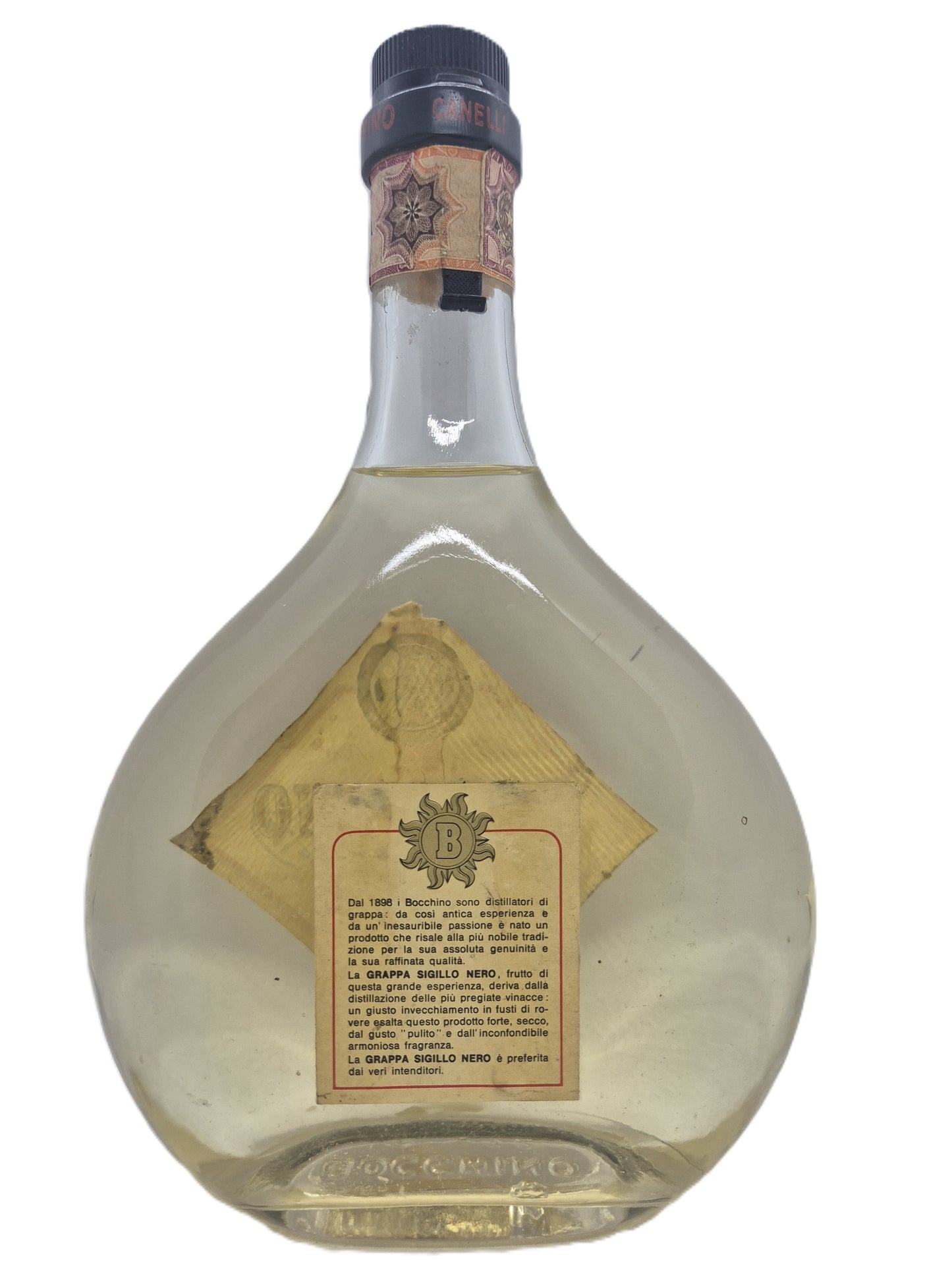 Grappa invecchiata Sigillo Nero Bocchino