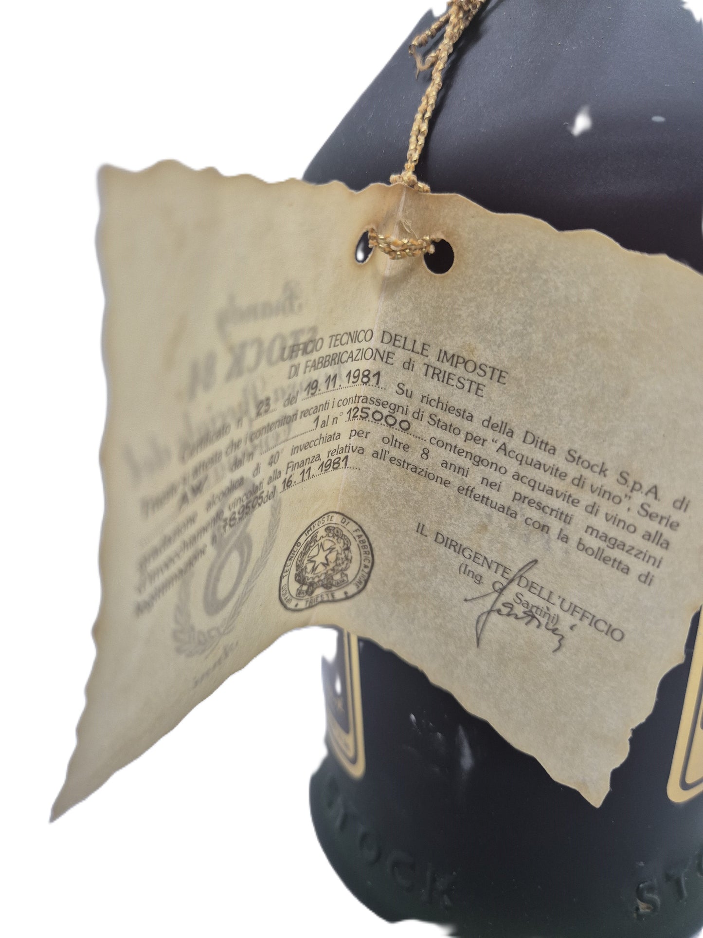 Stock 84 brandy riserva speciale invecchiato 8 anni