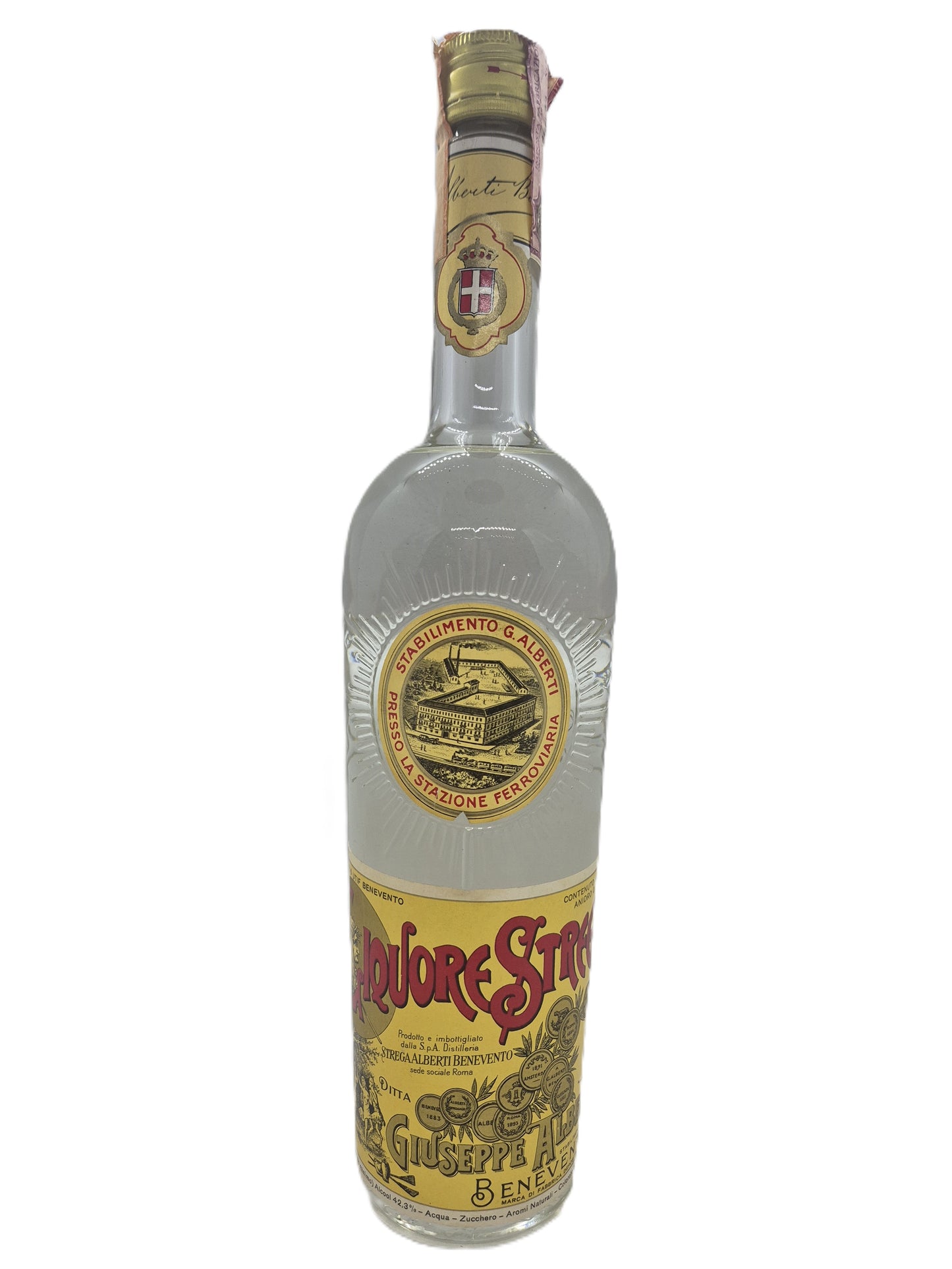 Liquore Strega distilleria Giuseppe Alberti Benevento