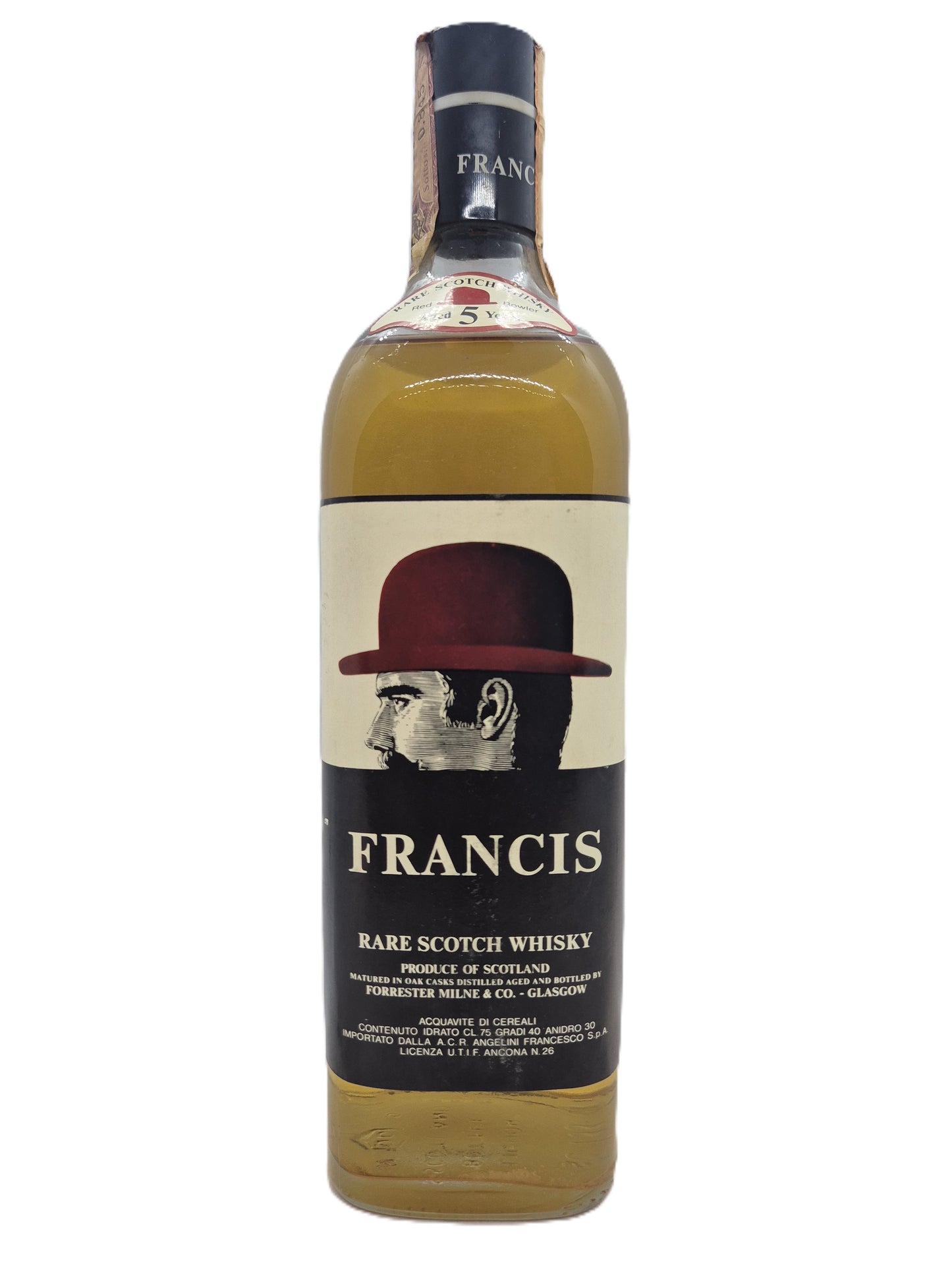 Francis 5 years old rare scotch whisky