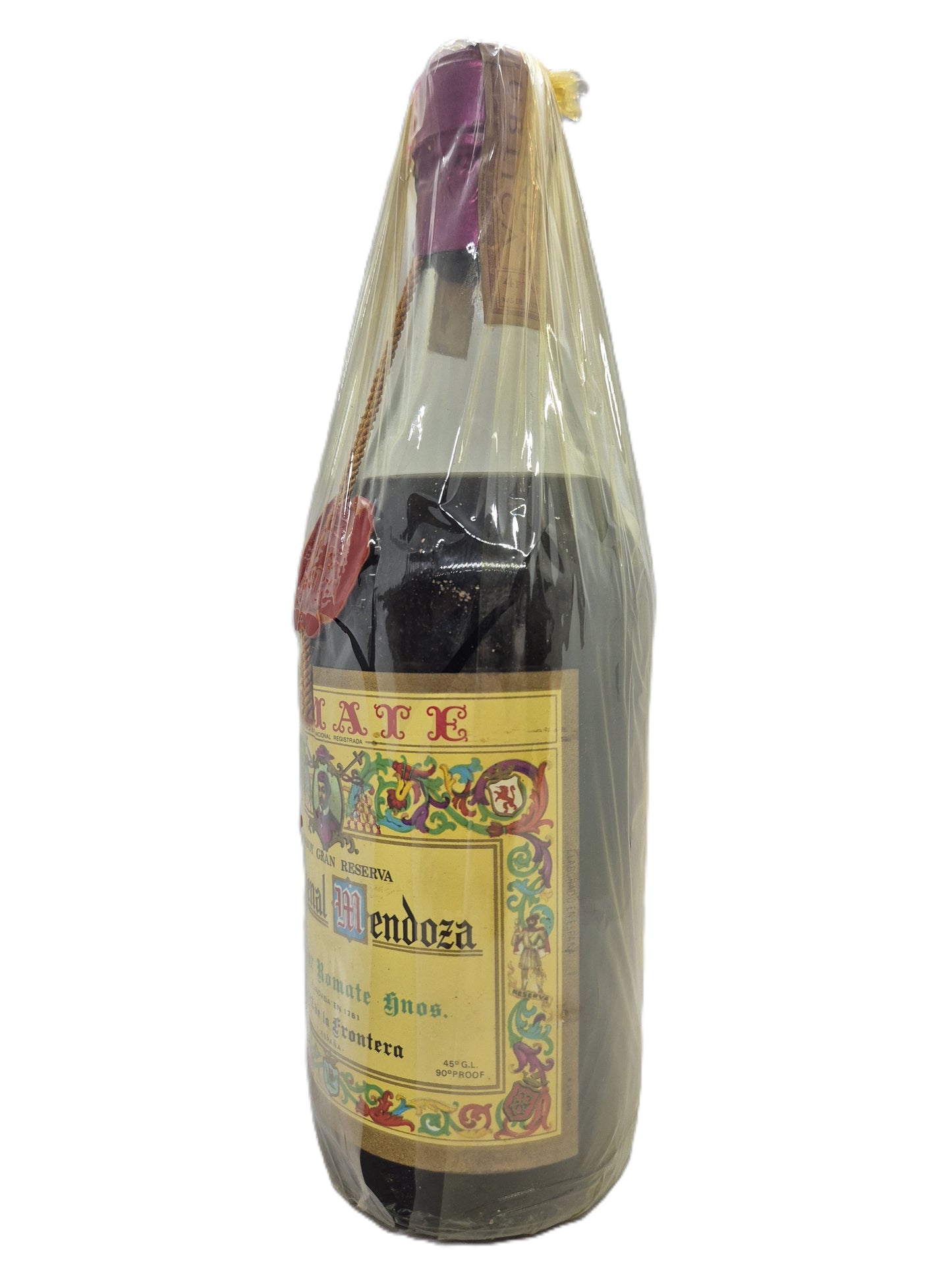 Cardenal Mendoza Brandy Gran Reserva Romate Jerez de la Frontera